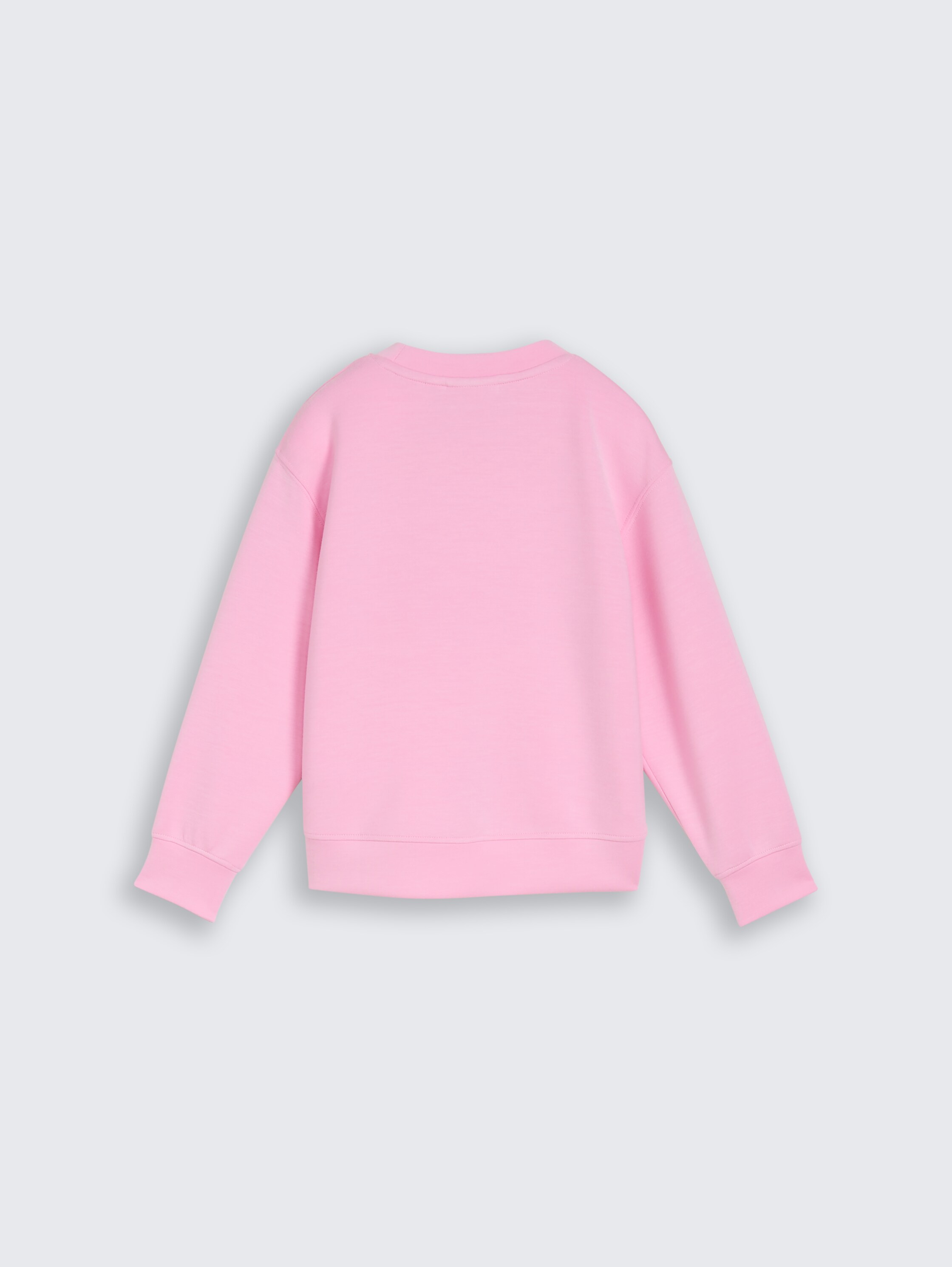 Cropped scuba sweatshirt - lovely pink