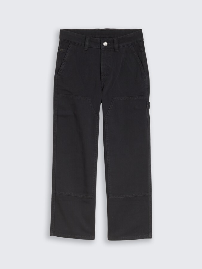 Baggy broek in utility-look door Teen Boys, coal grey