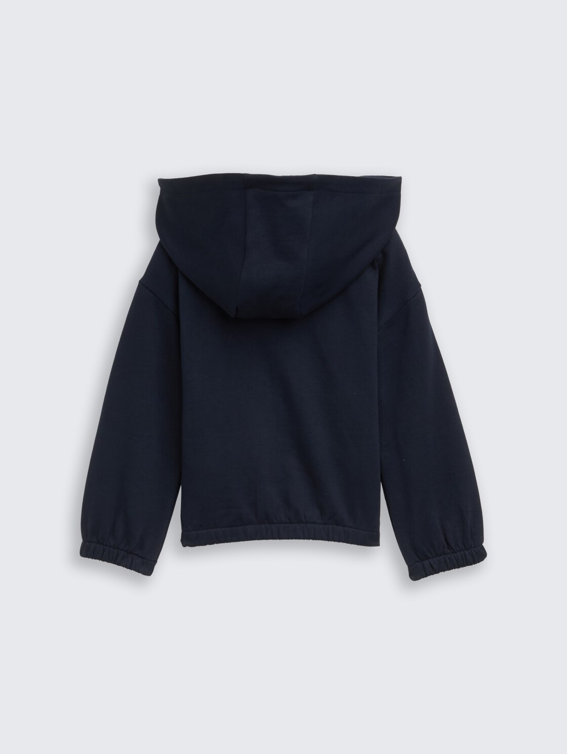 Cropped Hoodie Sweatjacke mit Stickerei - sky captain blue