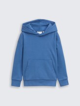 Sweat à capuche oversized avec imprimé dans le dos - Federal Blue - Vue de face du produit