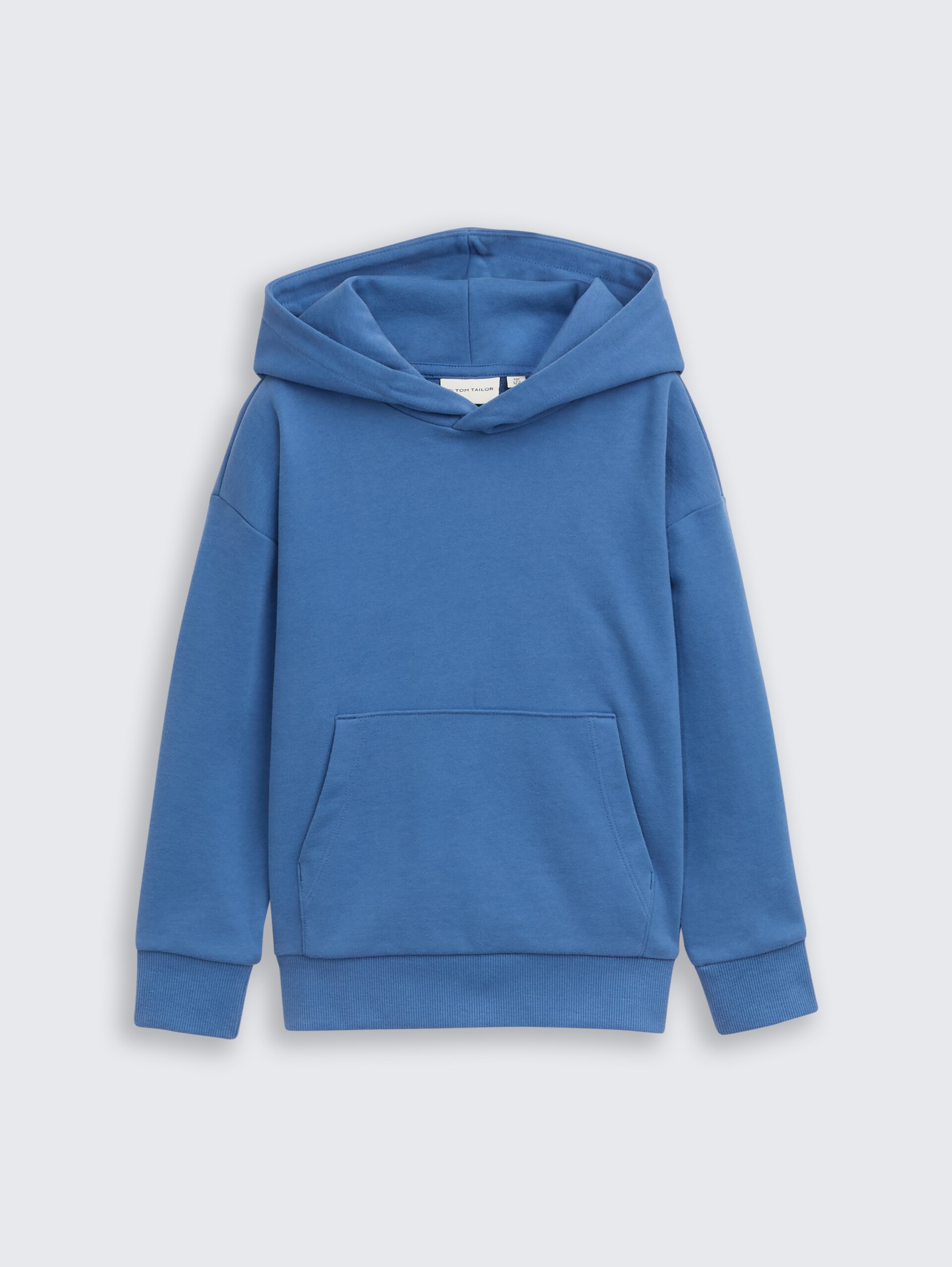 Sweat à capuche oversize avec imprimé dans le dos - Federal Blue - Vue de face du produit