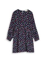 Selected, Midi dress with floral pattern by Tom Tailor, blue