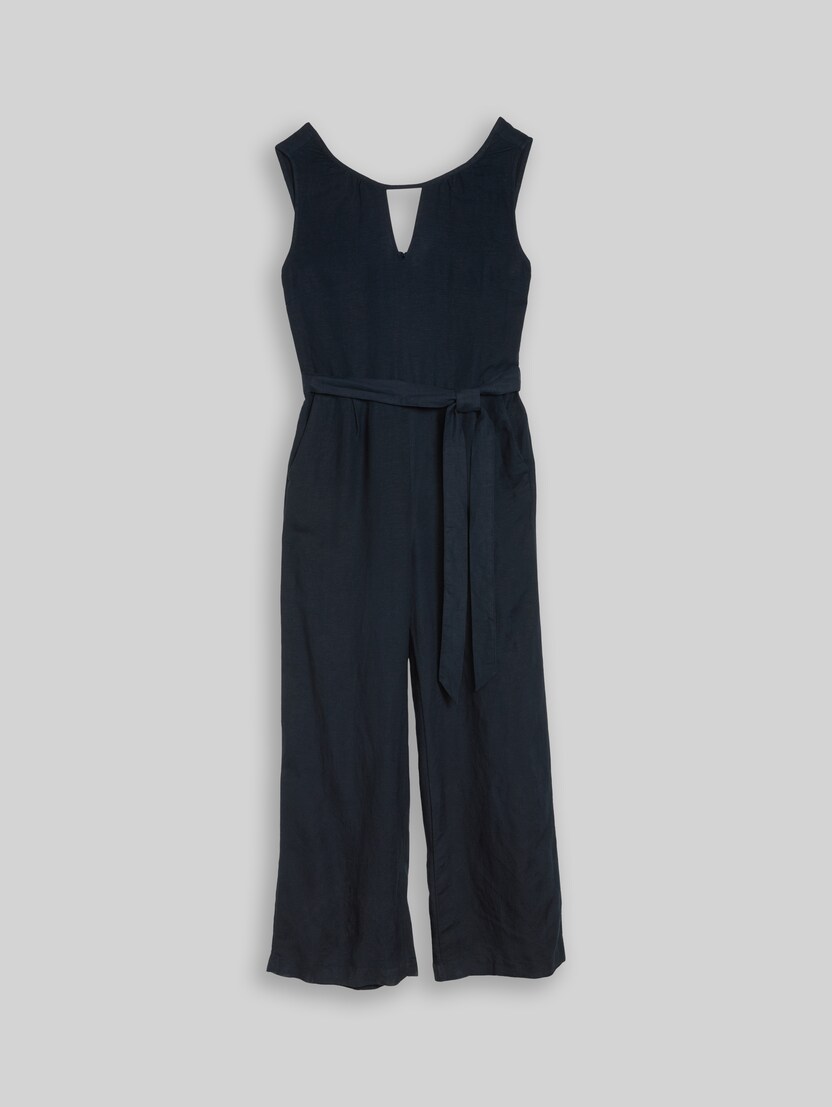 Jumpsuit avec une partie en lin par Women, sky captain blue