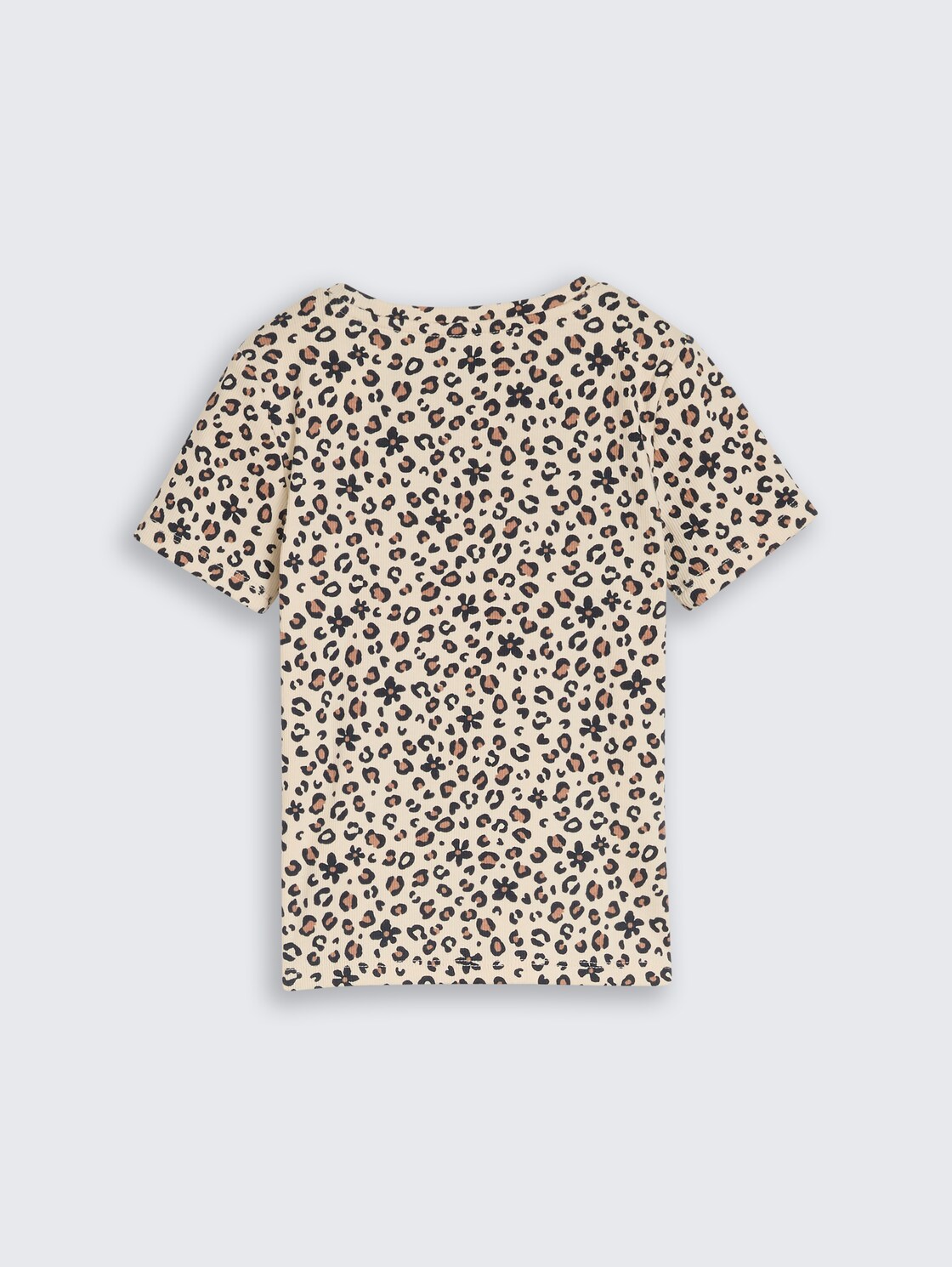 T-Shirt mit Leo-Muster - small leopard print