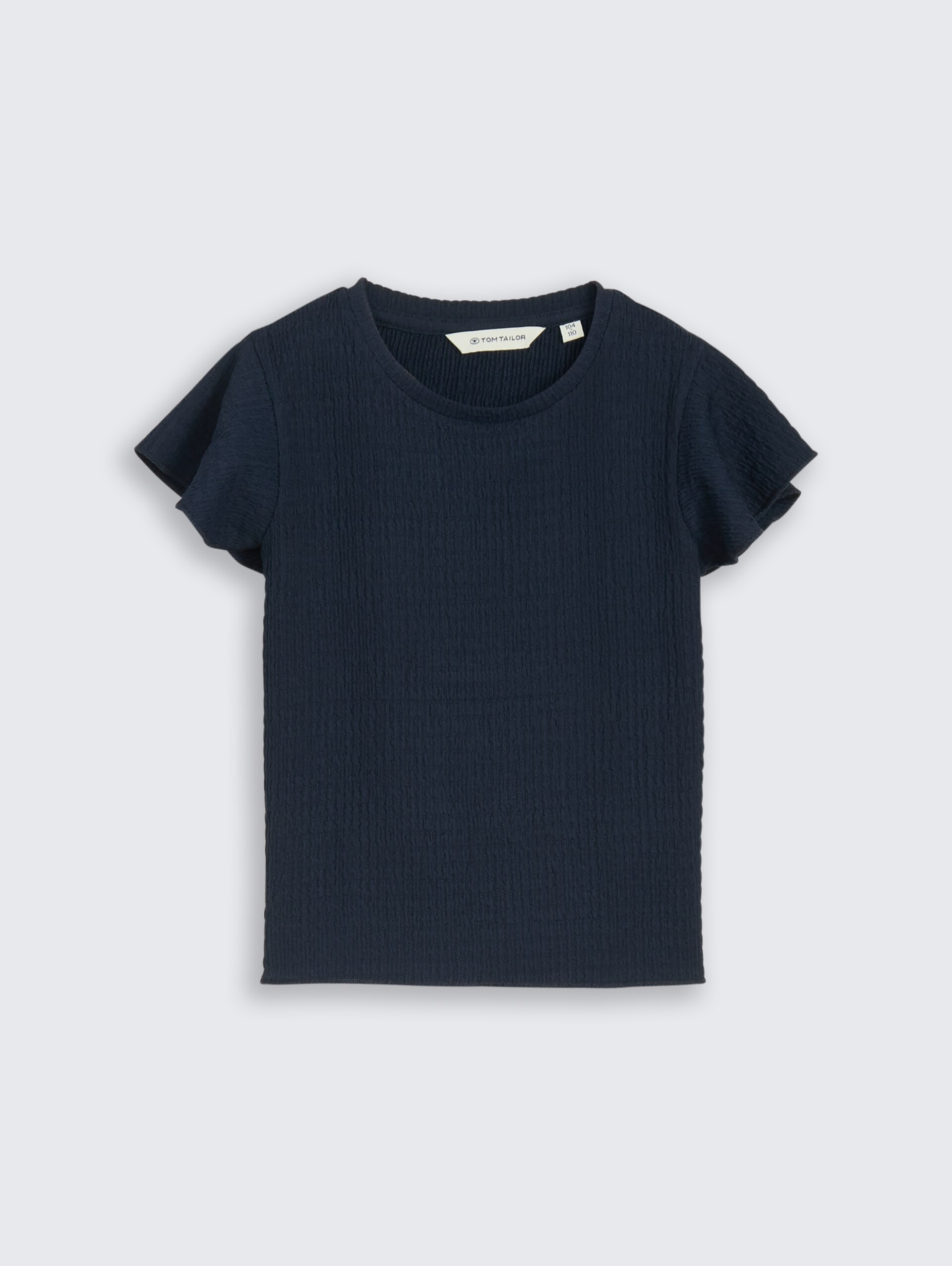 T-Shirt mit Struktur - sky captain blue - Vorder-Produkt-Ansicht