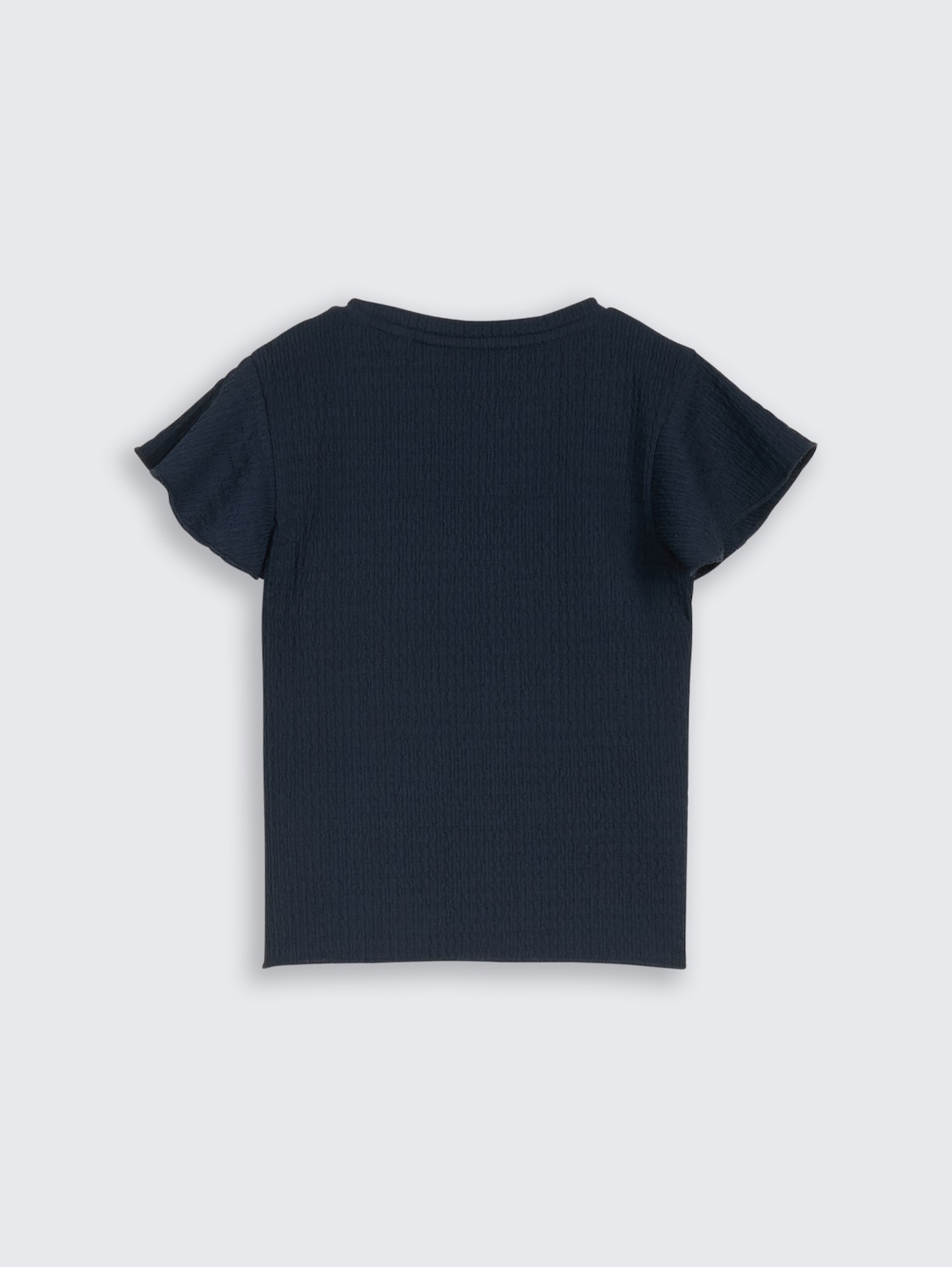 T-Shirt mit Struktur - sky captain blue