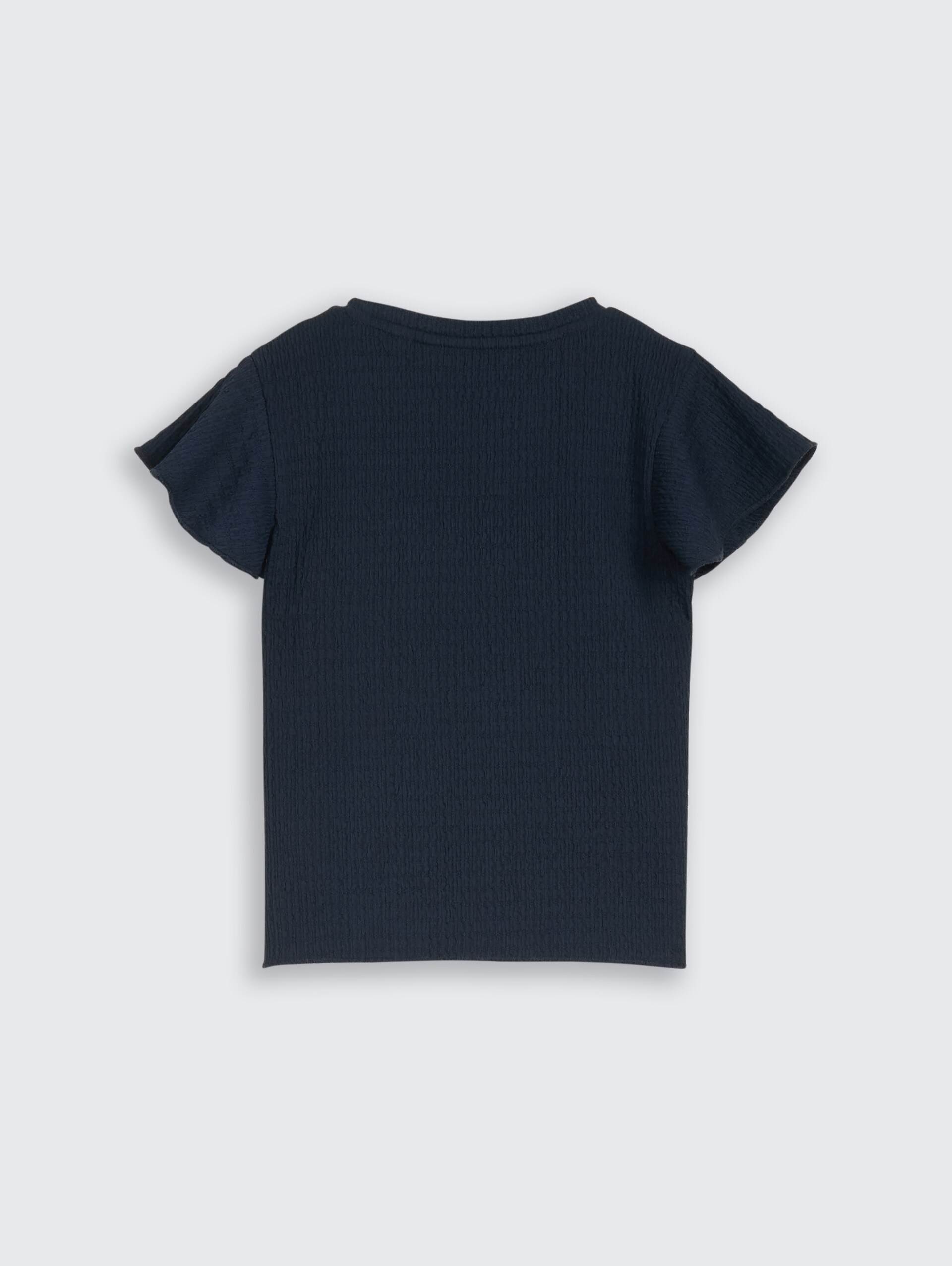 T-Shirt mit Struktur - sky captain blue