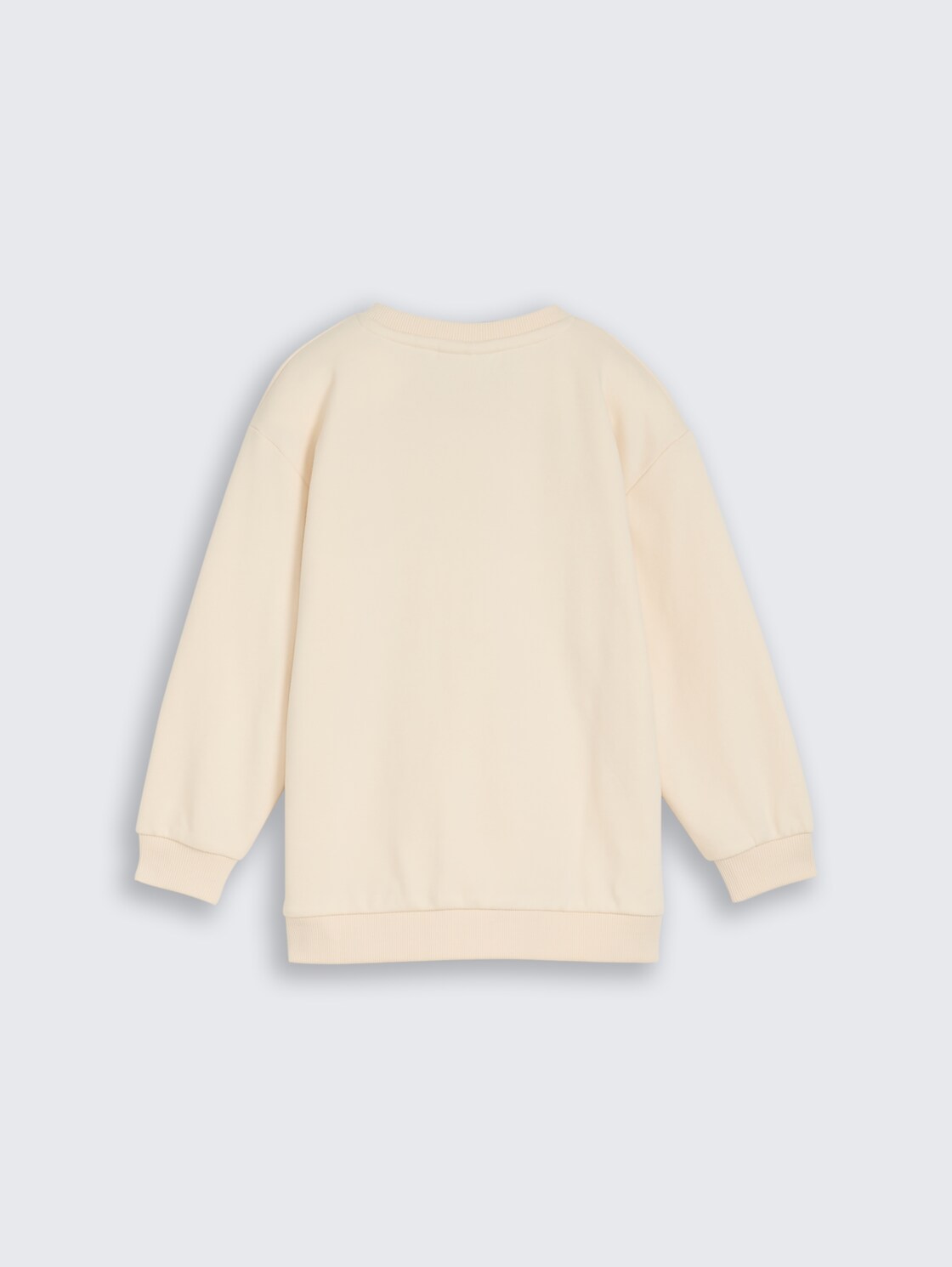 Oversize Sweatshirt mit Print - light almond