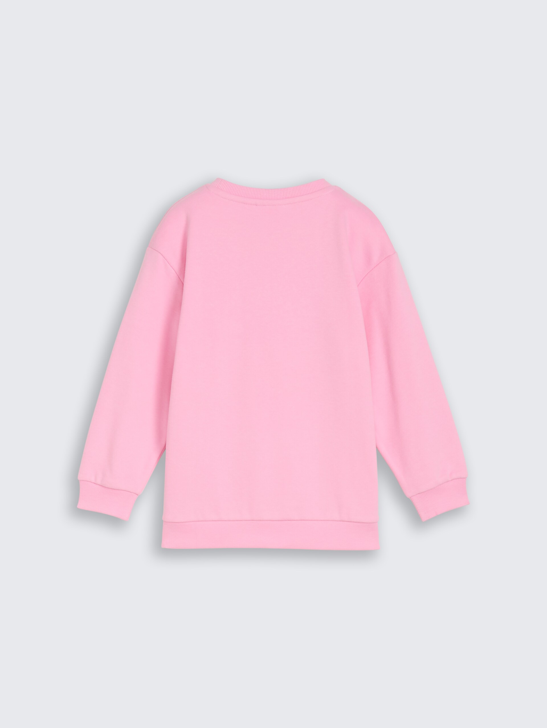 Oversized sweatshirt met print - lovely pink