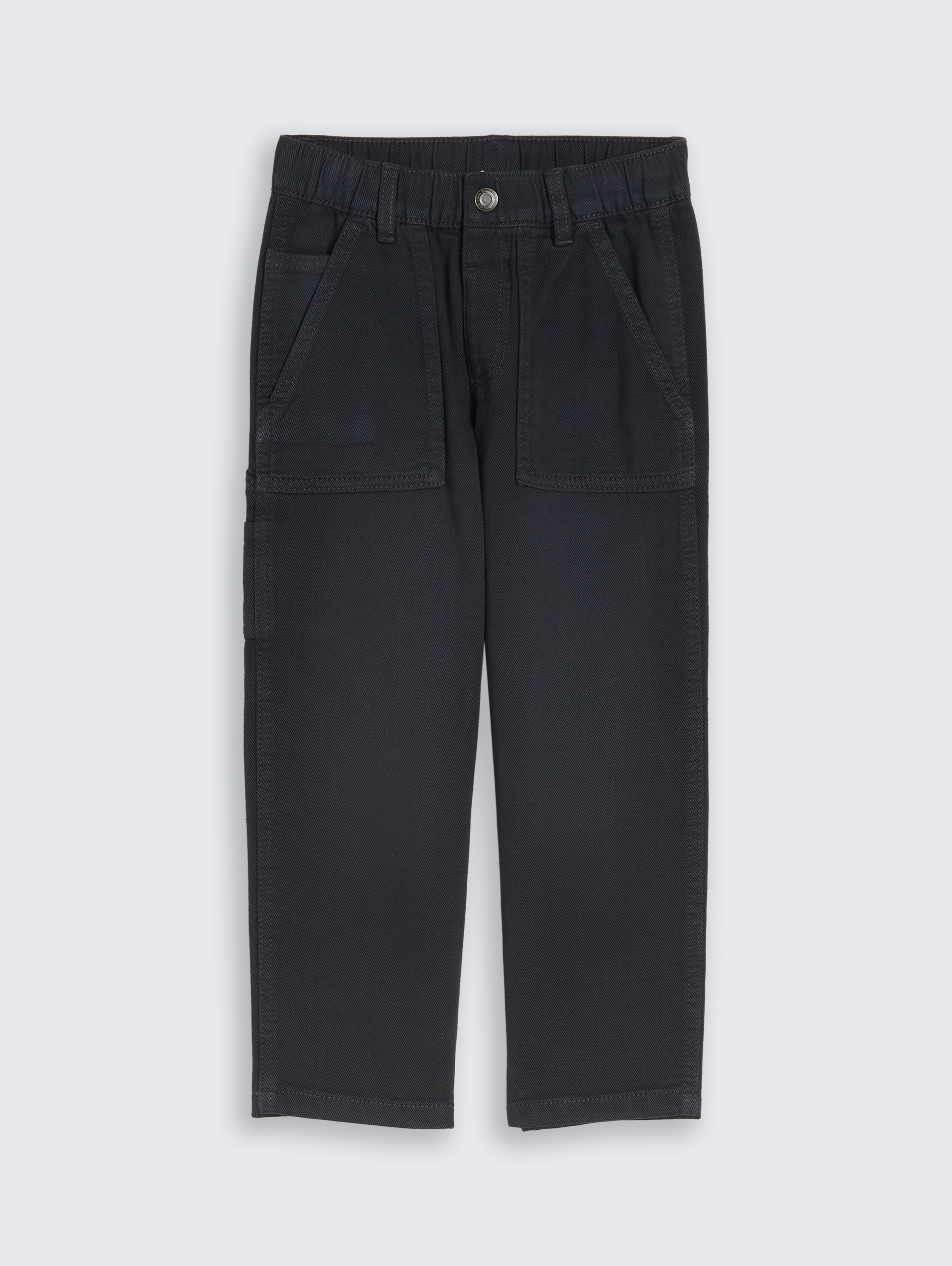 Pantalon ample style utilitaire - coal grey - Vue de face du produit