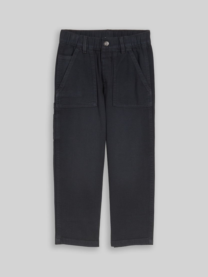 Loose Fit Hose im Utility-Look von Mini Boys, coal grey