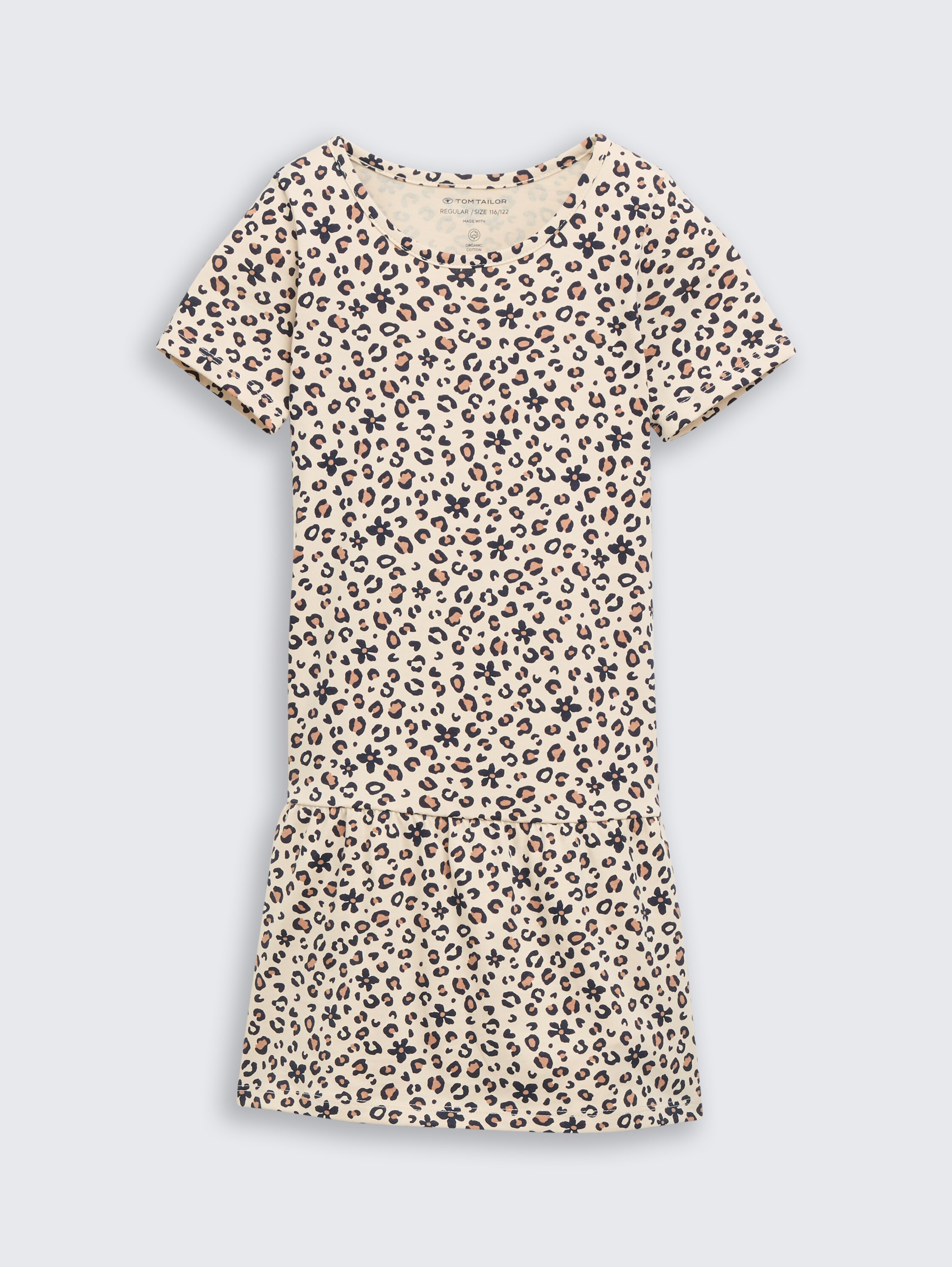 Mini-jurk met luipaardprint - small leopard print - Product vooraanzicht