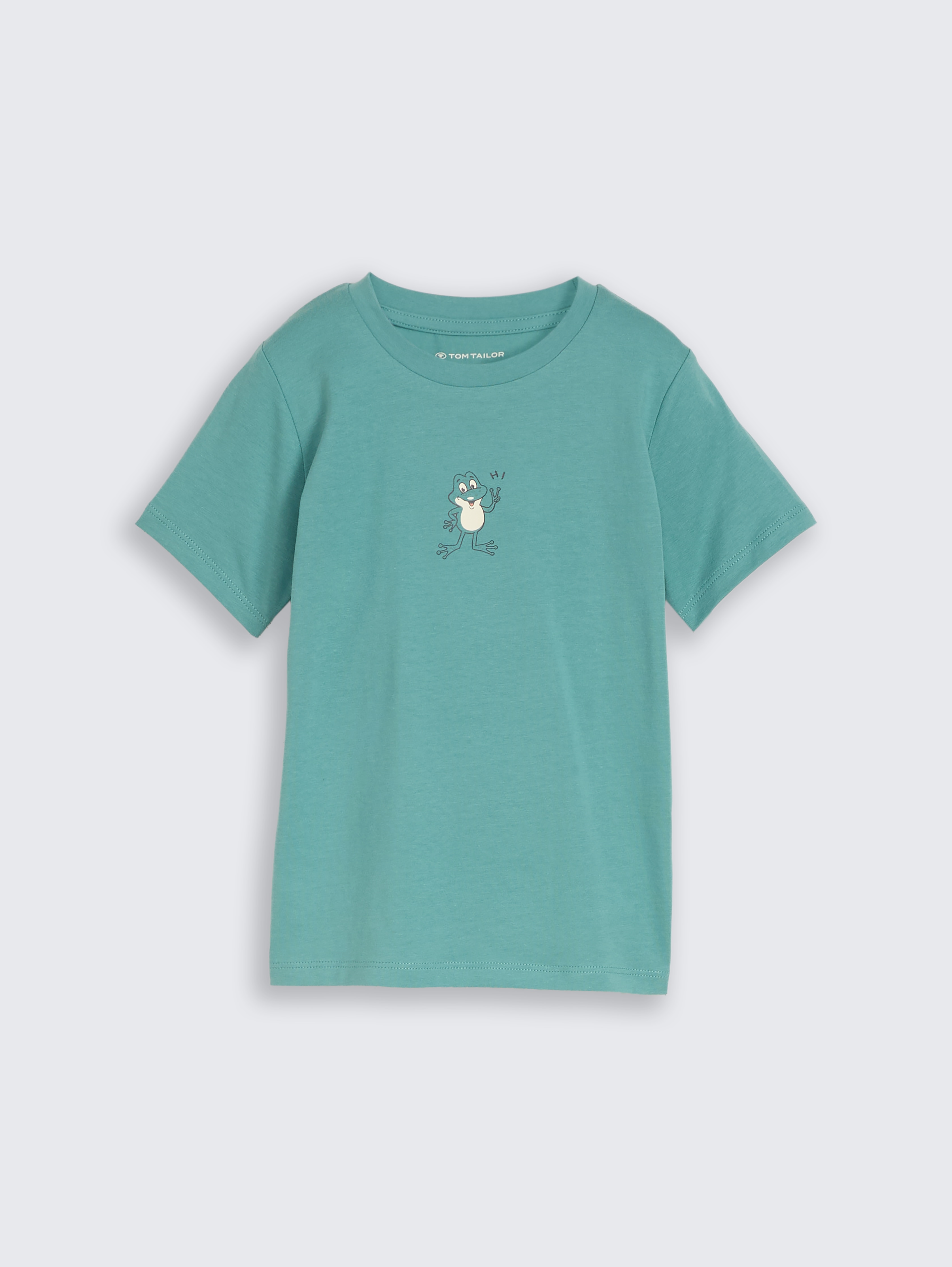 T-Shirt mit Foto-Print von Mini Boys, Salvia