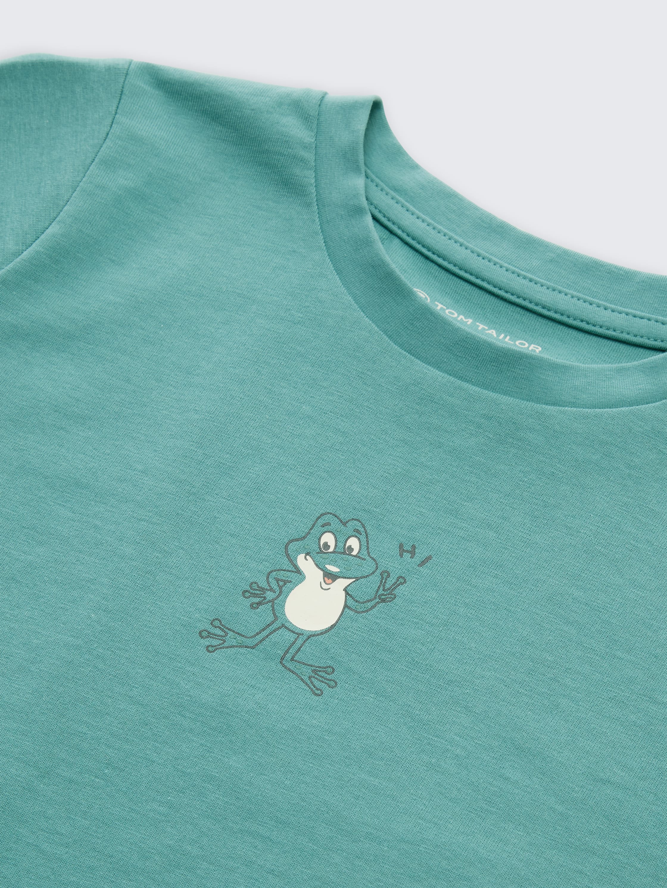 T-shirt avec imprimé photo - Salvia - Vue détaillée du modèle