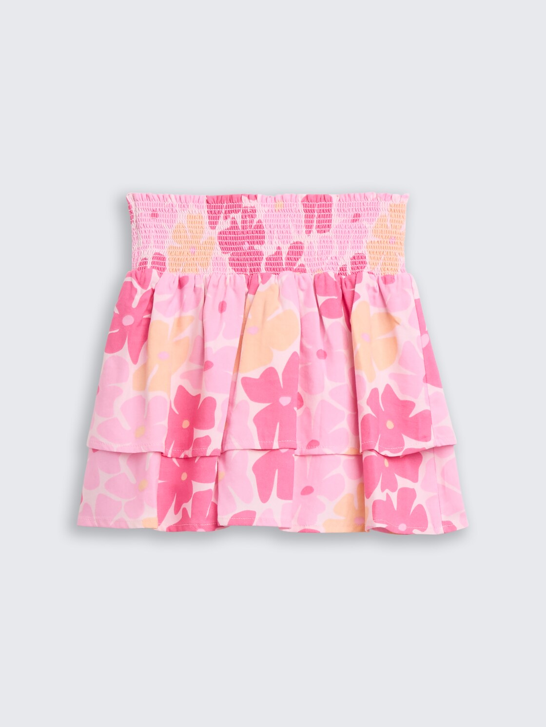 Mini-Rock mit Volant - multicolor flower print