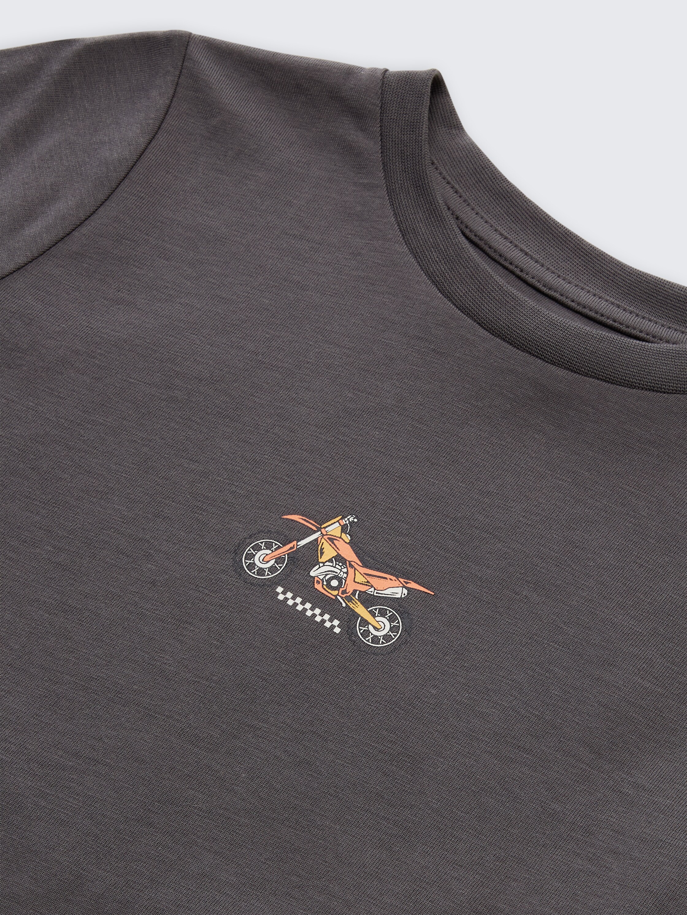 T-shirt avec imprimé dans le dos - dark urban grey - Vue détaillée du modèle