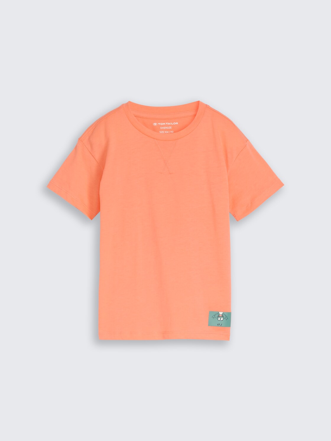Oversize T-Shirt - bright coral - Vorder-Produkt-Ansicht
