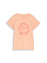 Ausgewählt, T-Shirt mit Print von Tom Tailor, orange