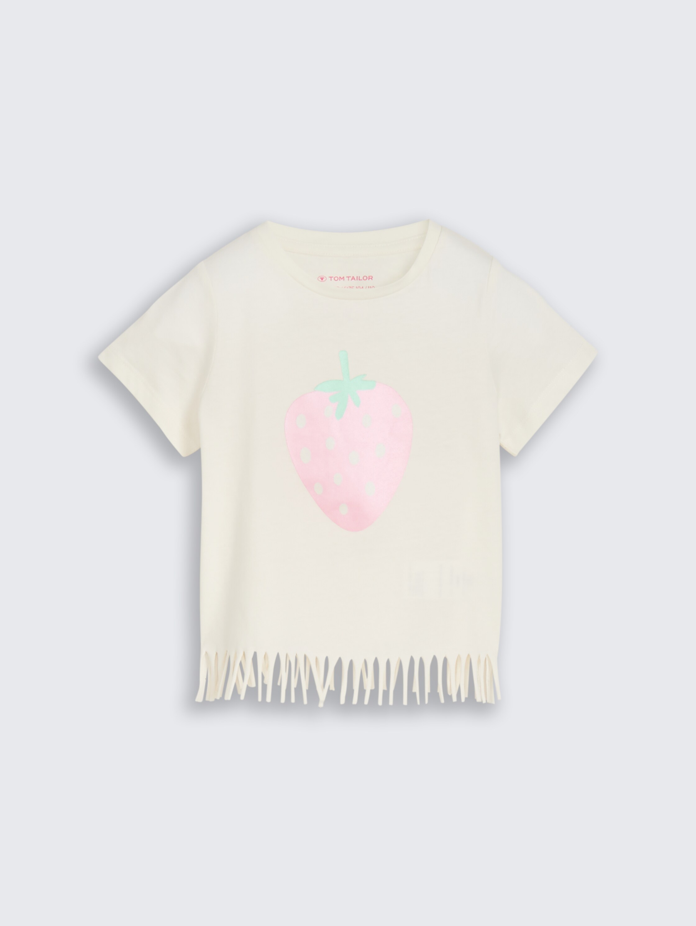 T-shirt with fringes - wool_white - 