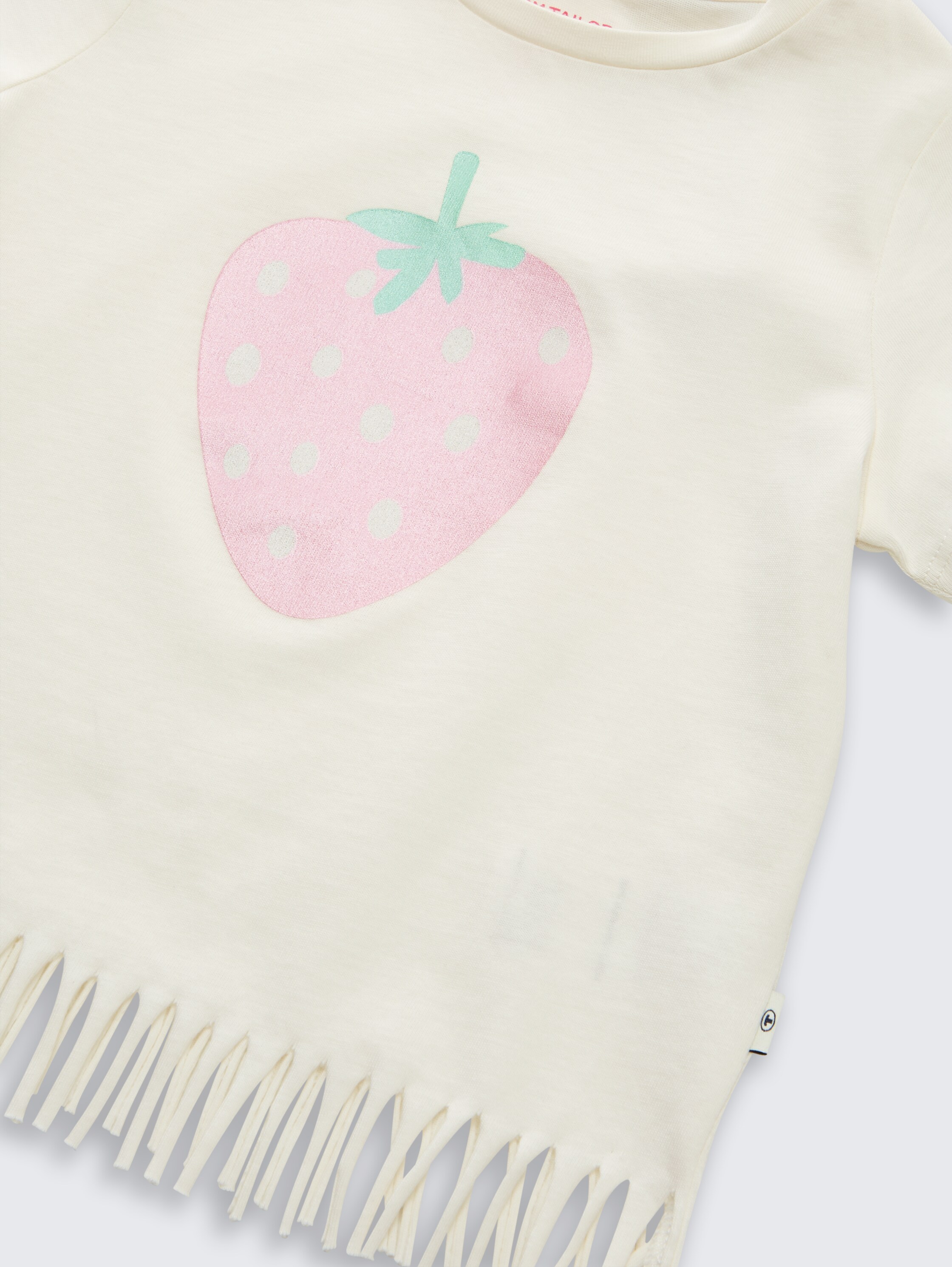 T-shirt with fringes - wool_white - 