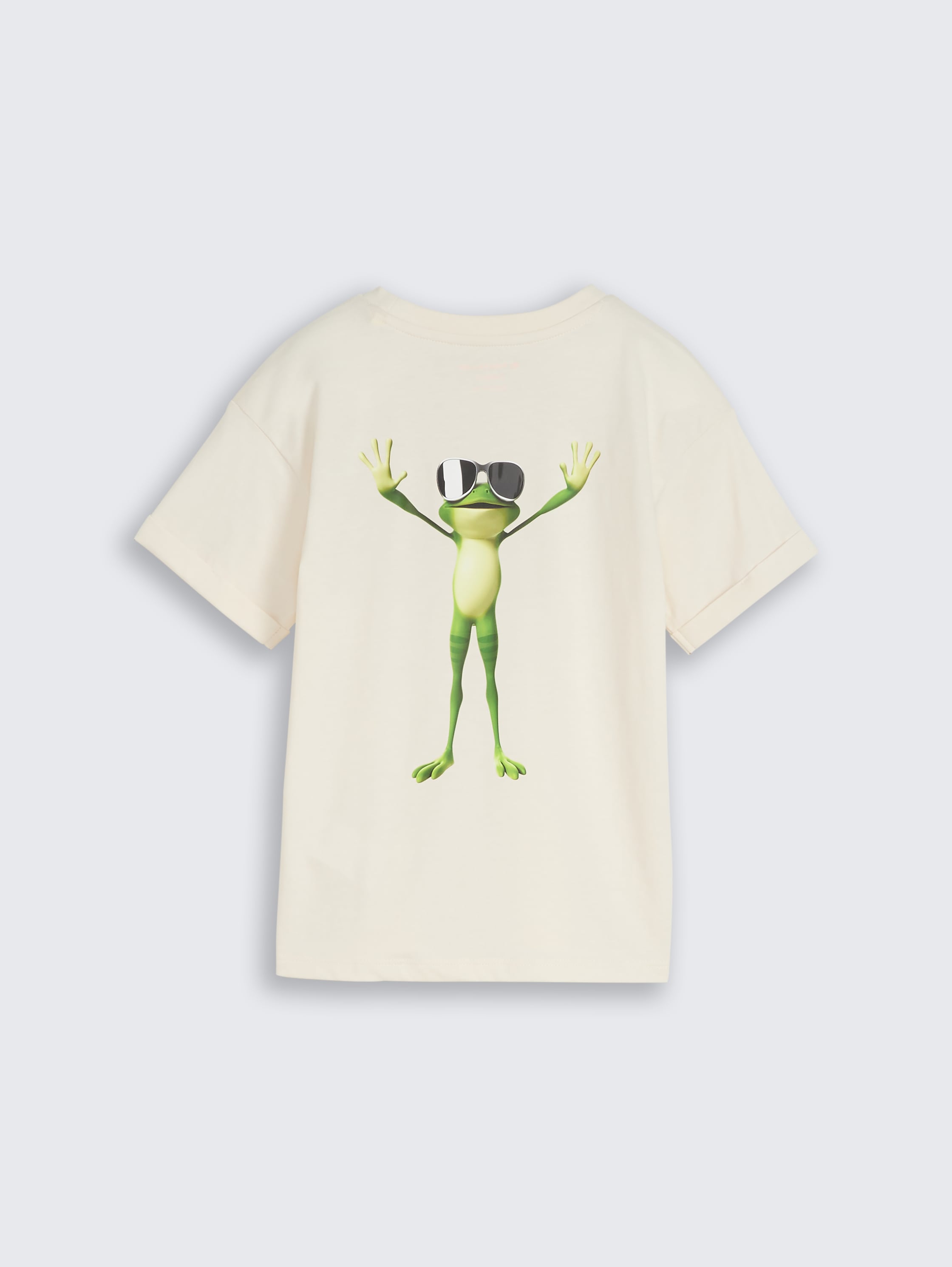 T-shirt oversize avec imprimé dans le dos - Wool White