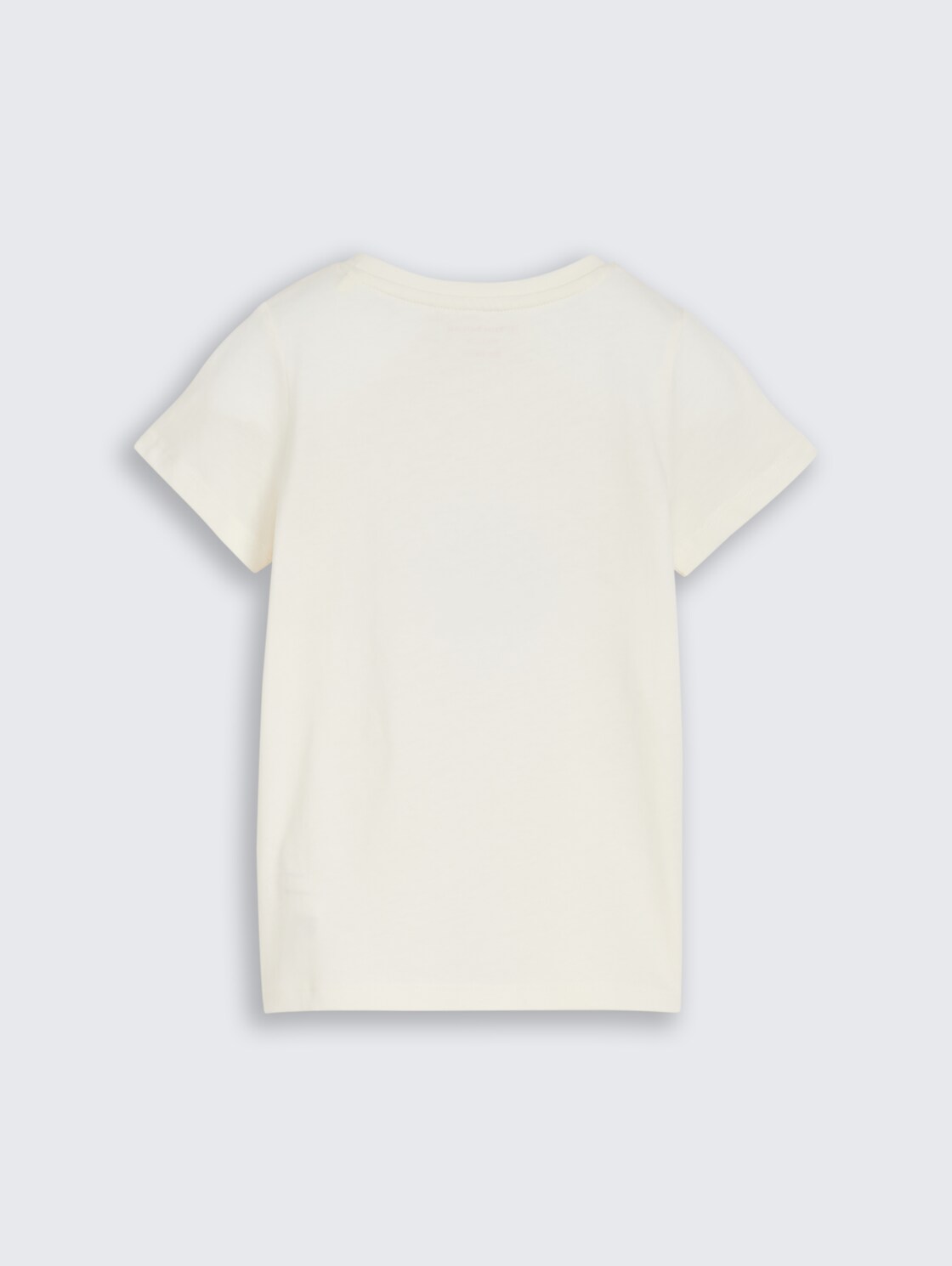 T-Shirt mit Wendepailletten - Wool White