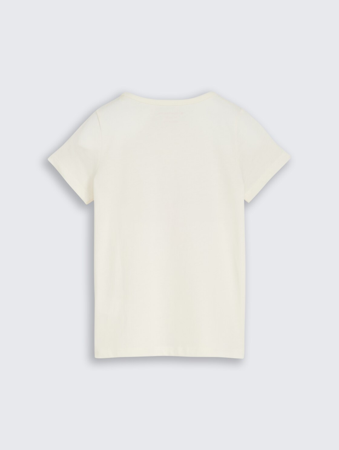 T-Shirt mit Print - Wool White