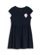 Ausgewählt, Mini-Kleid mit Wendepailletten von Tom Tailor, blau