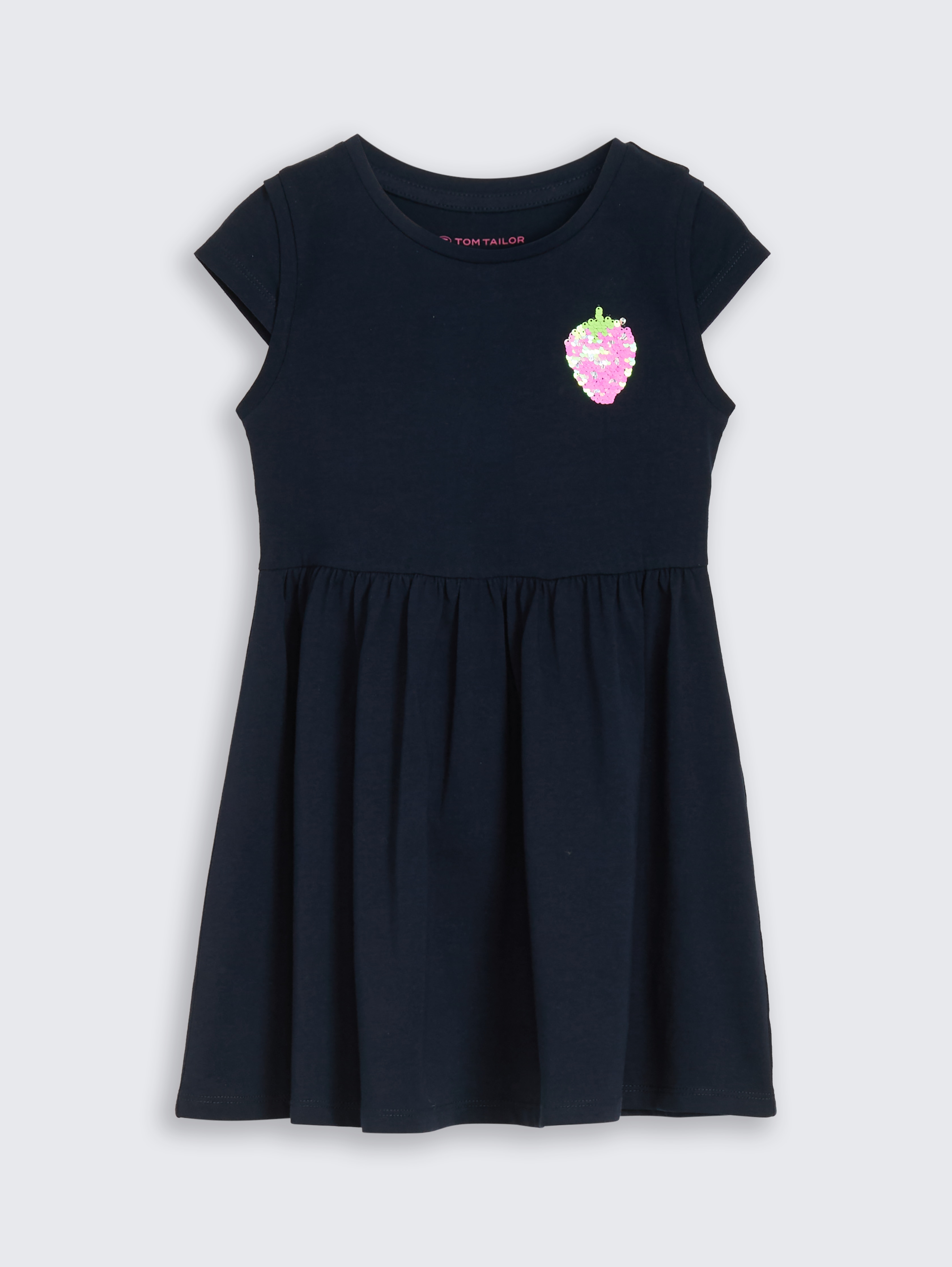 Mini-Kleid mit Wendepailletten von Mini Girls, sky captain blue