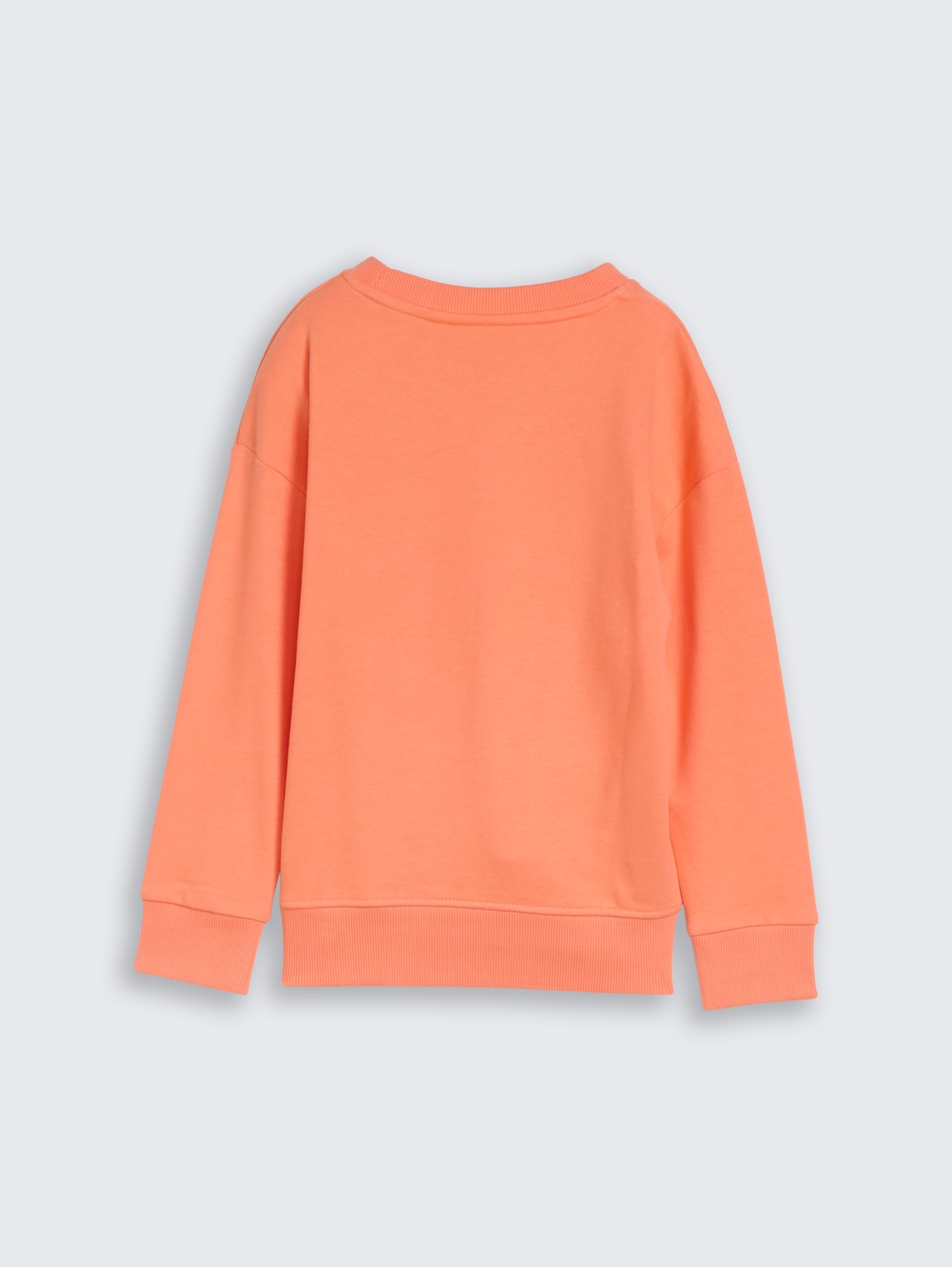 Oversize Sweatshirt mit Print - bright coral