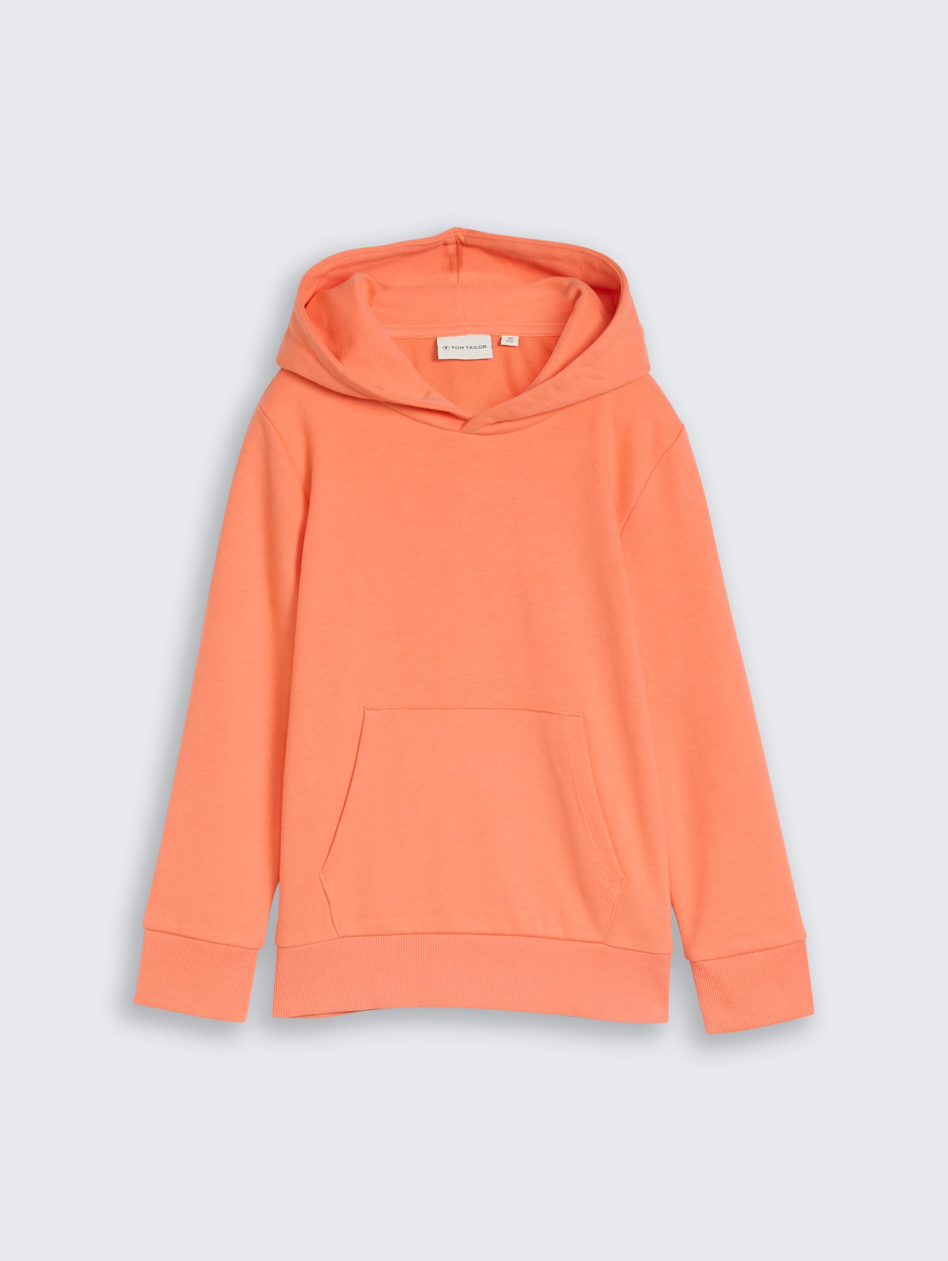 Hoodie met print op de rug - bright coral - Product vooraanzicht