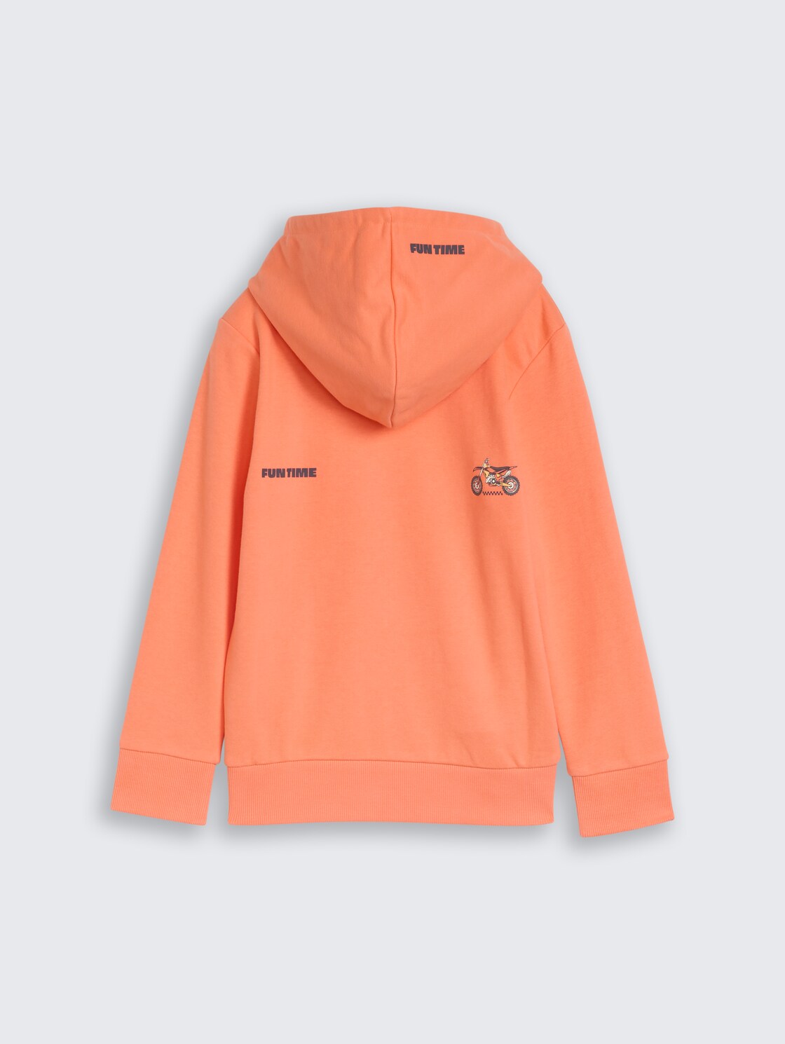 Hoodie Sweatshirt mit Rückenprint - bright coral