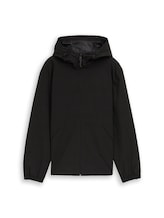 Ausgewählt, Relaxed Fit Windbreaker Jacke aus wasserabweisendem Material von Tom Tailor, schwarz