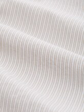 Tapered relaxed broek met streepmotief - white taupe irregular stripe - Materiaalweergave