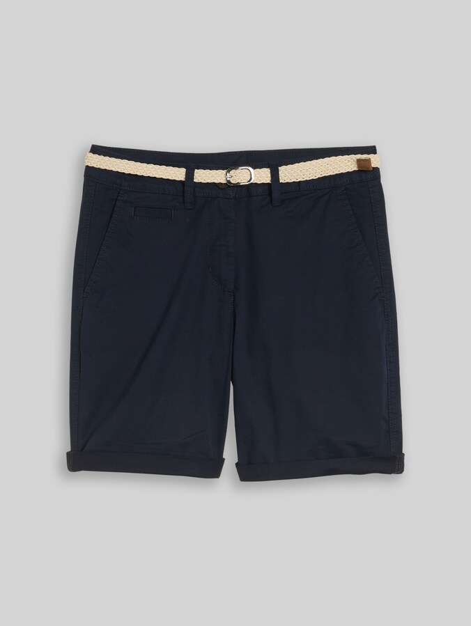 Bermuda chino avec ceinture par Women, sky captain blue