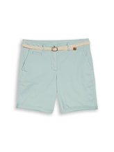 Nicht ausgewählt, Chino Bermuda Shorts mit Gürtel von Tom Tailor, blau