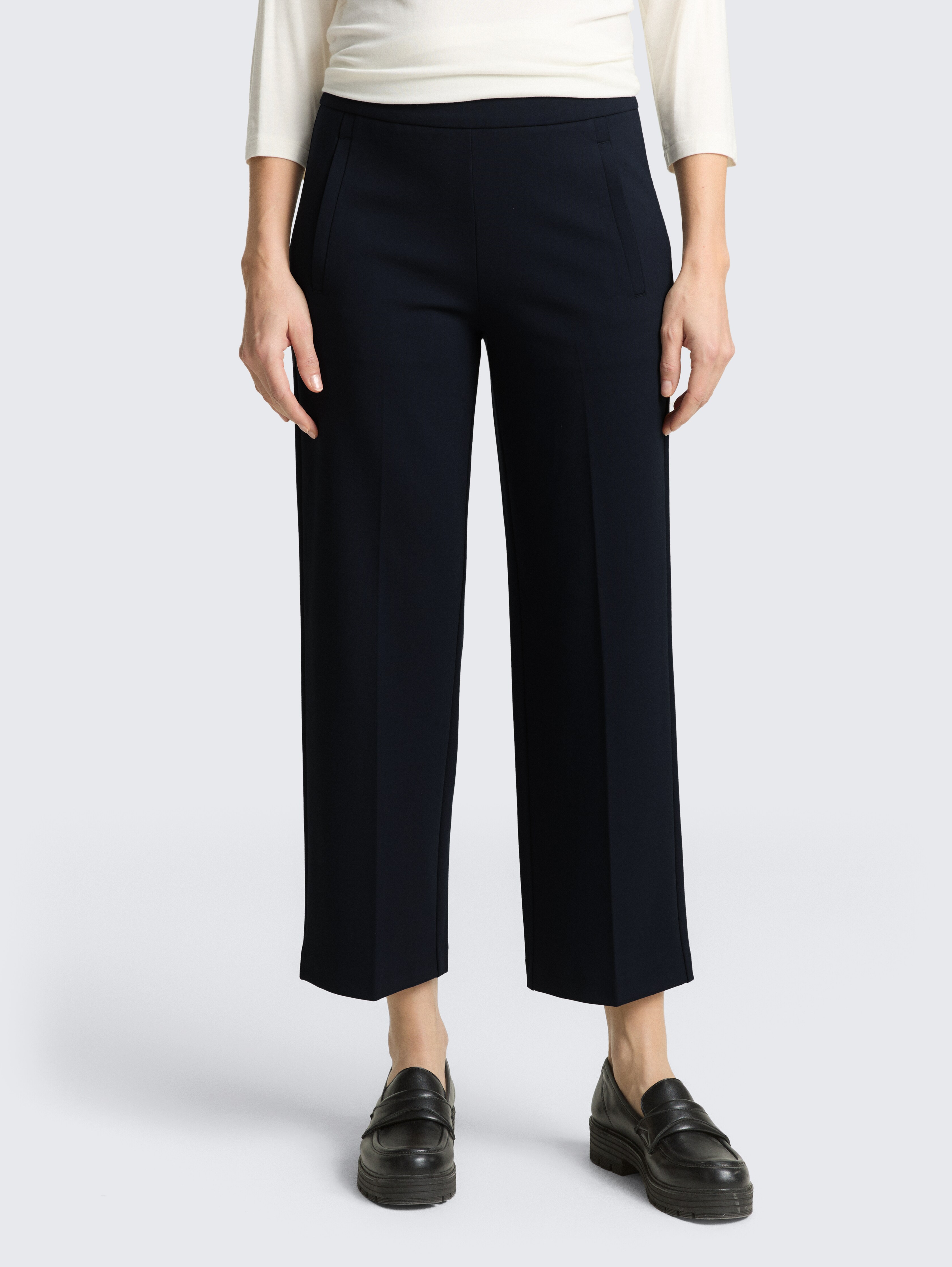 TTMIA STRAIGHT Cropped Hose von Women, sky captain blue