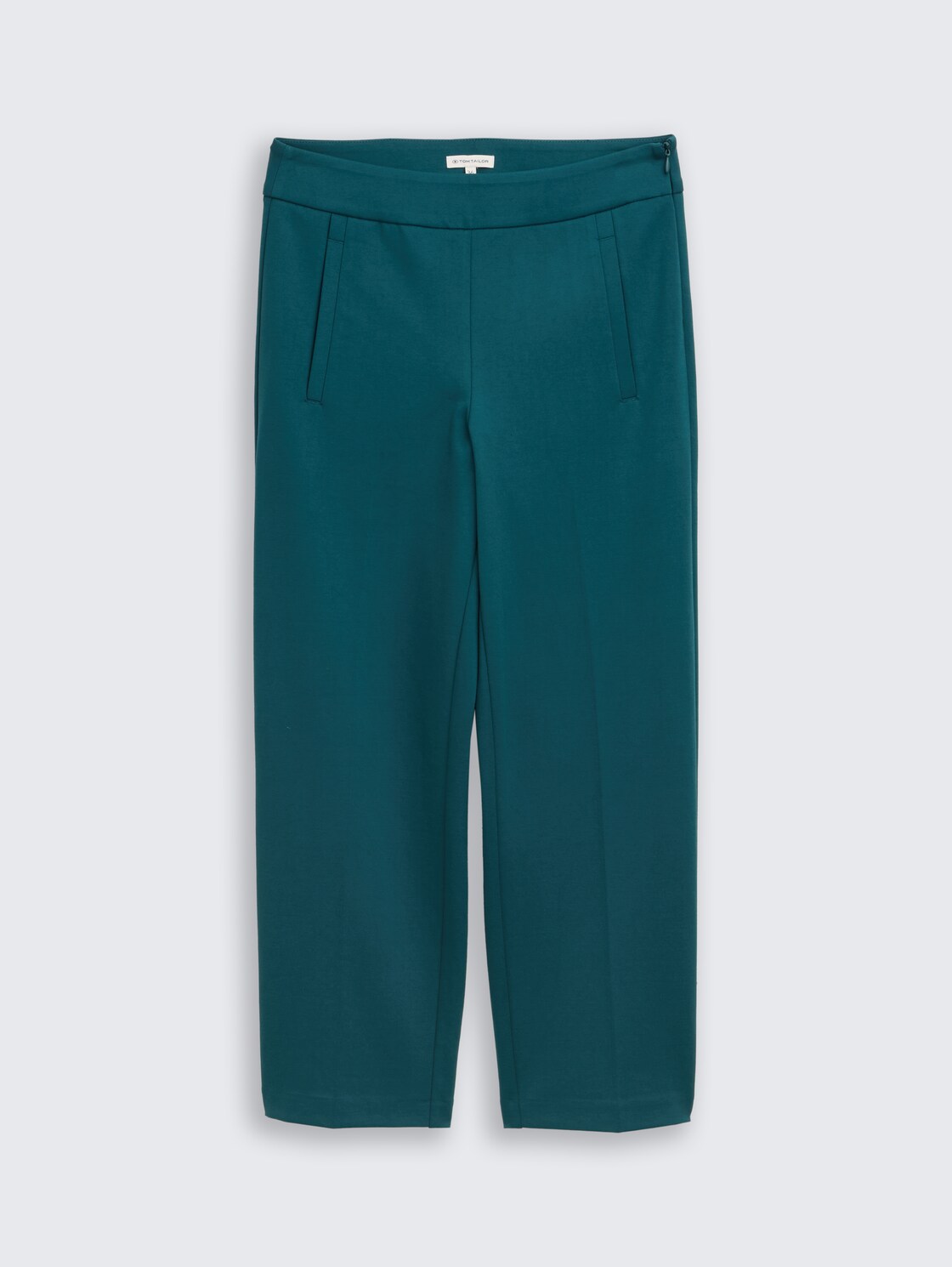TTMIA STRAIGHT Cropped Hose - Deep Meadow Green - Vorder-Produkt-Ansicht