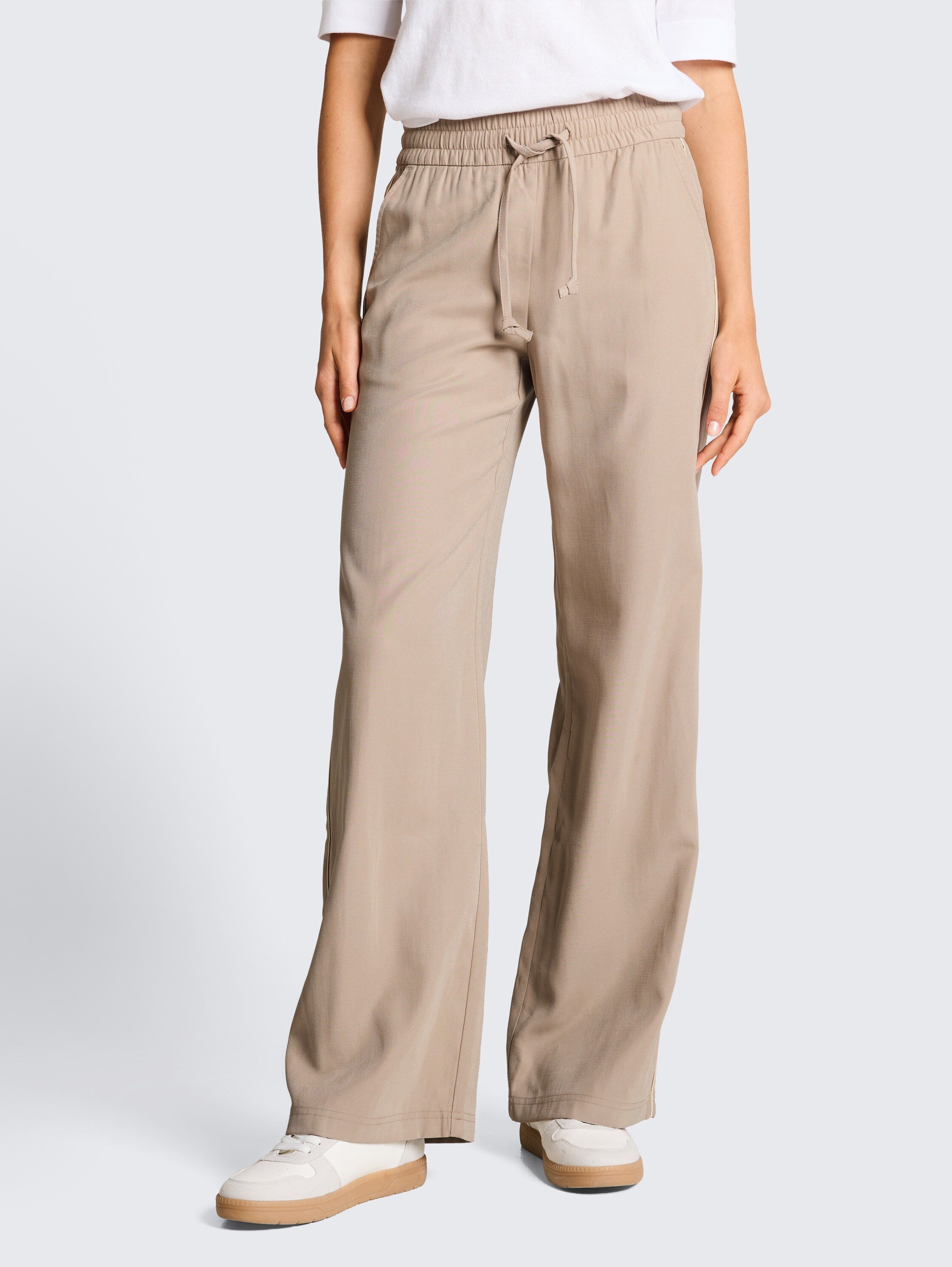 Loose Wide Fit Hose - soft_taupe_grey - 