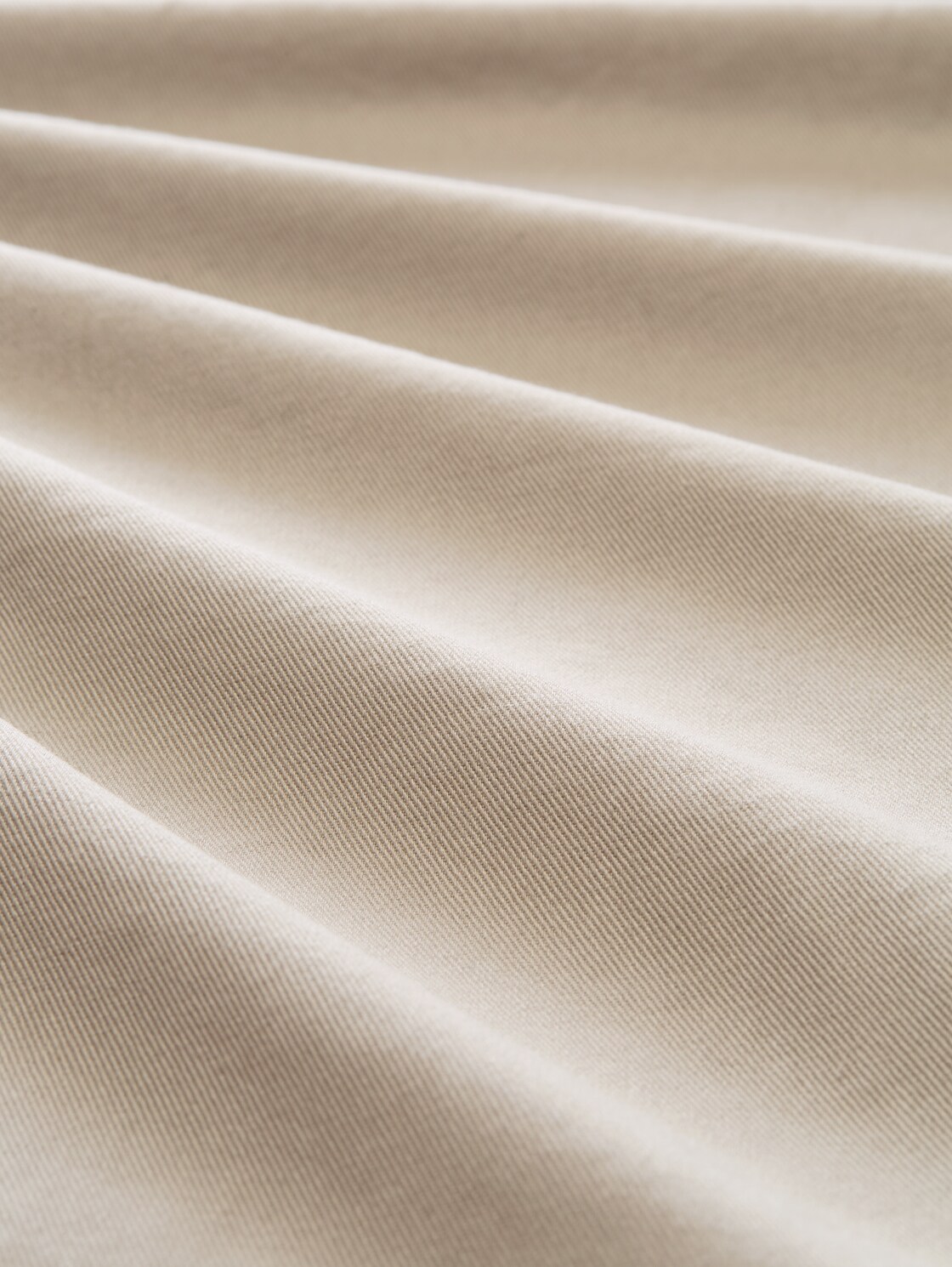 Cropped Barrel Hose - soft taupe grey - Material-Ansicht