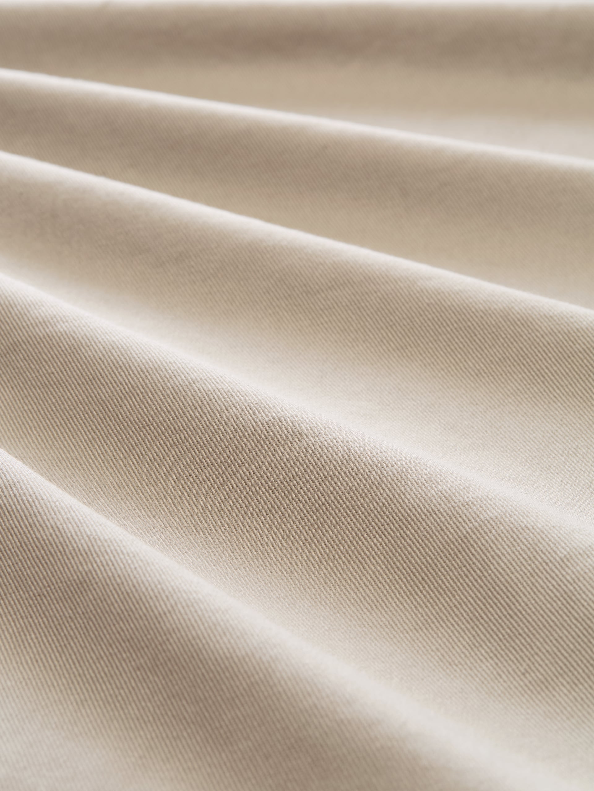 Cropped Barrel Hose - soft taupe grey - Material-Ansicht