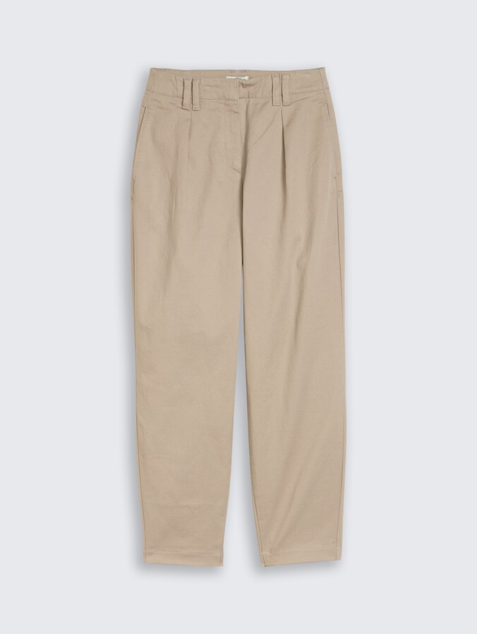 Cropped Barrel Hose von Women, soft taupe grey