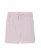 Nicht ausgewählt, Chino Bermuda Shorts mit Kordelzug von Tom Tailor, rosa