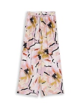 Nicht ausgewählt, Loose Fit Palazzo Hose mit Muster von Tom Tailor, rosa