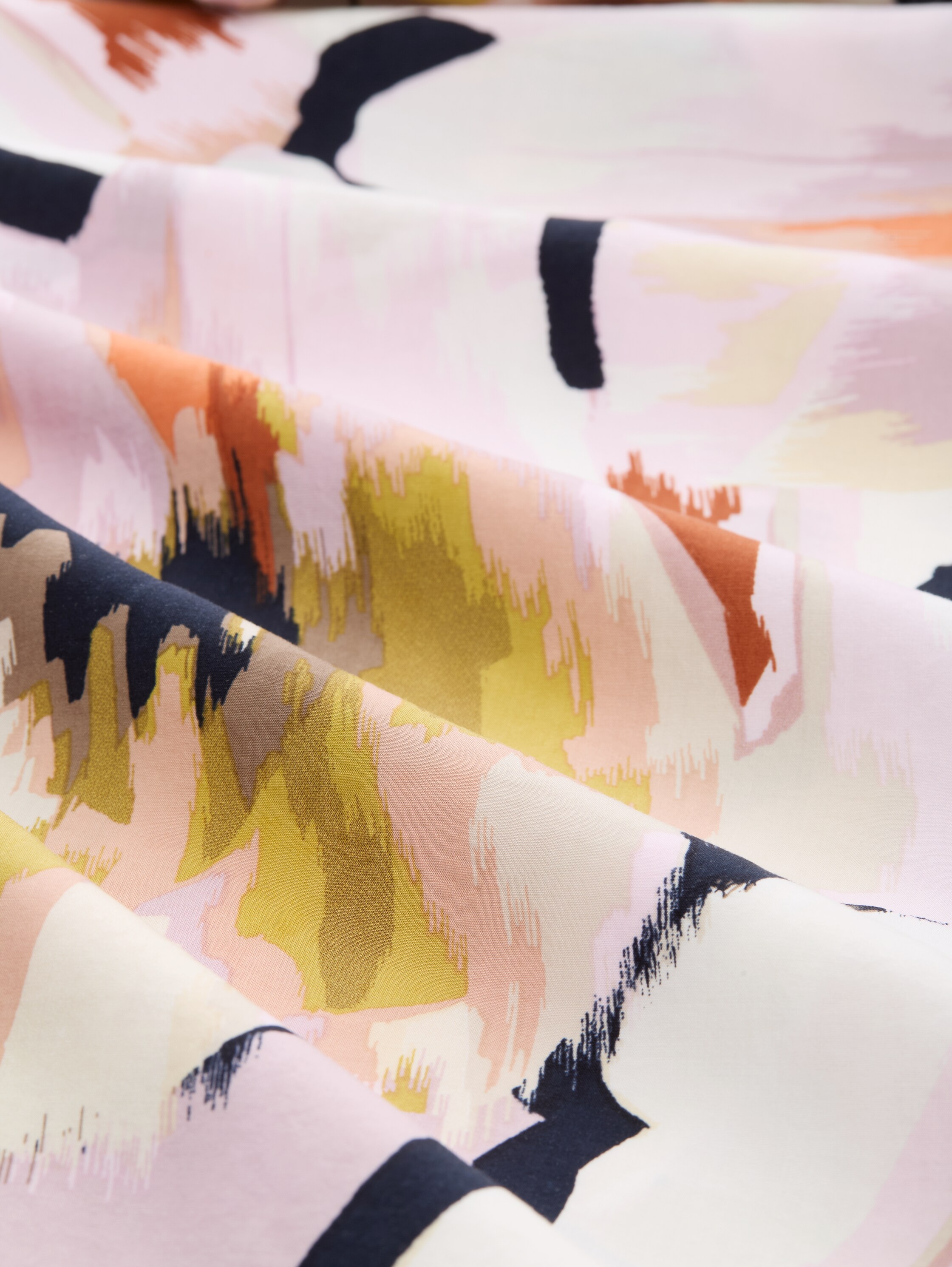 Losvallende palazzo broek met patroon - big_abstract_flower_print - 