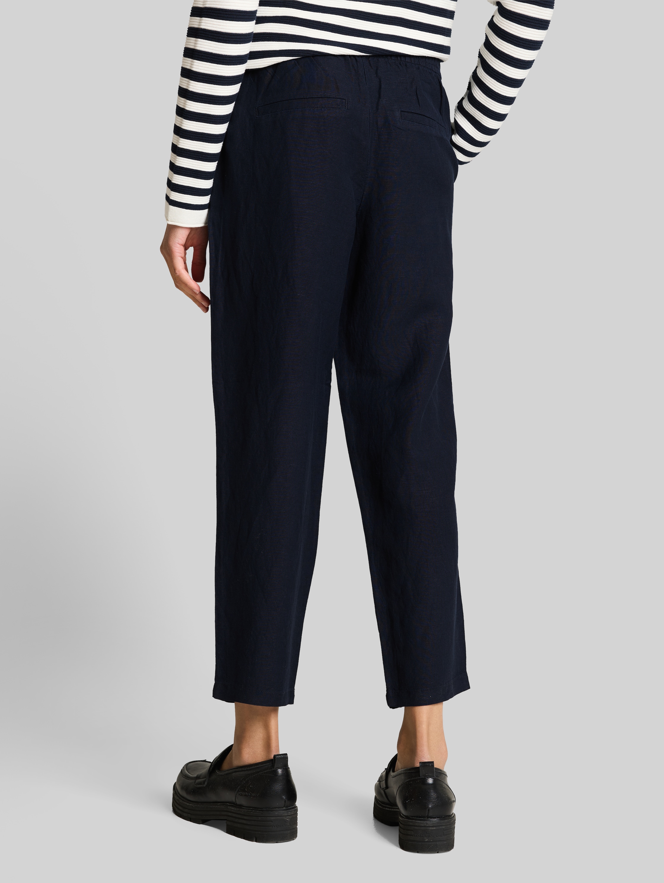 Loose Fit панталони от смесен лен - Image 5