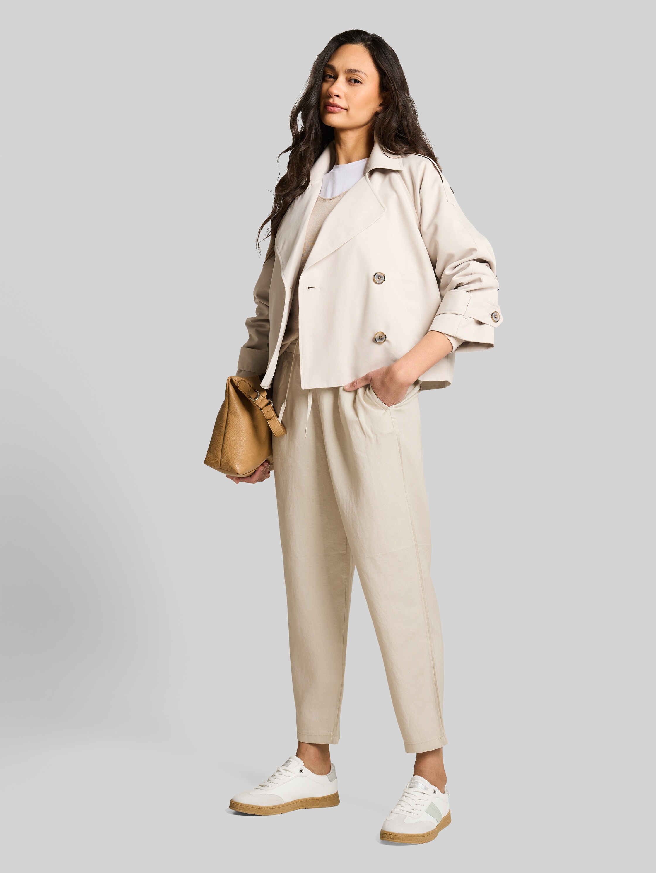 Loose Fit панталони от смесен лен