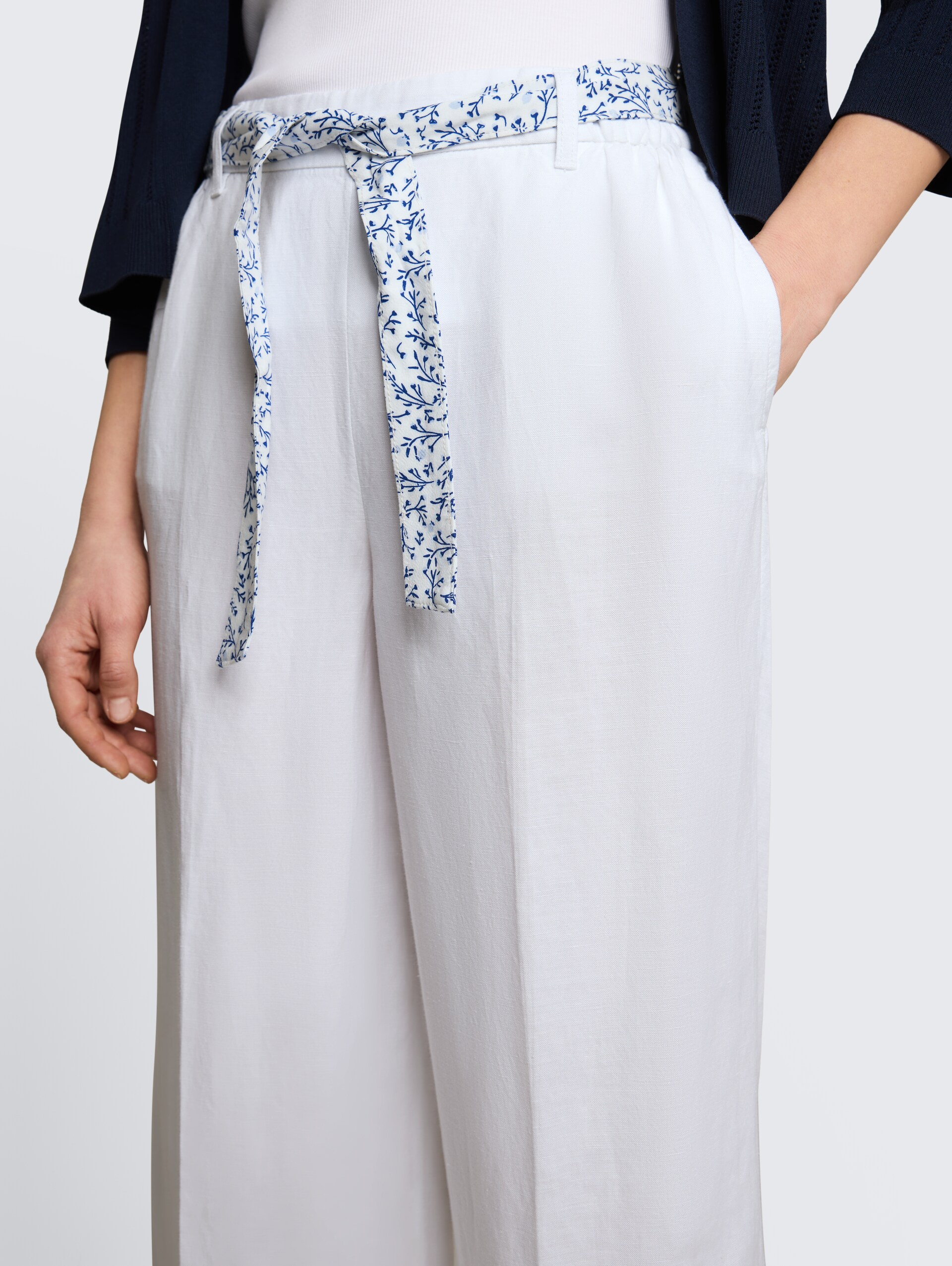 Culotte met linnen - White - Detailaanzicht model