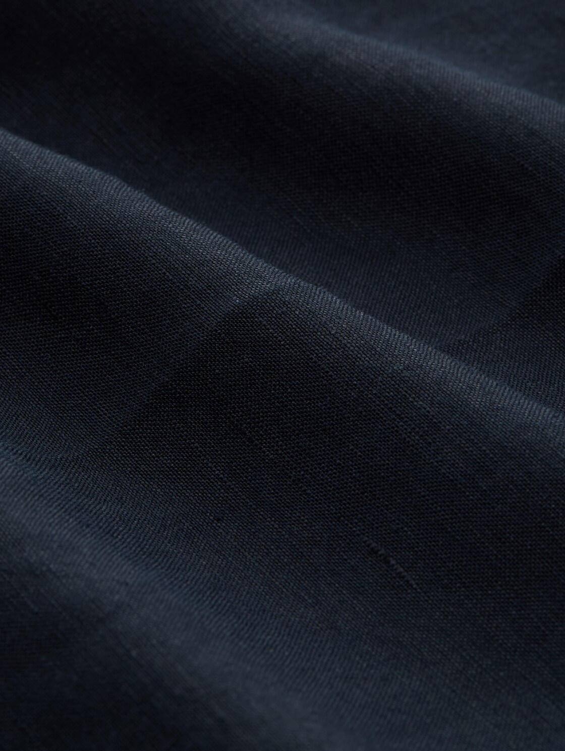 Loose Fit Bermuda Shorts mit Leinenanteil - sky captain blue - Material-Ansicht