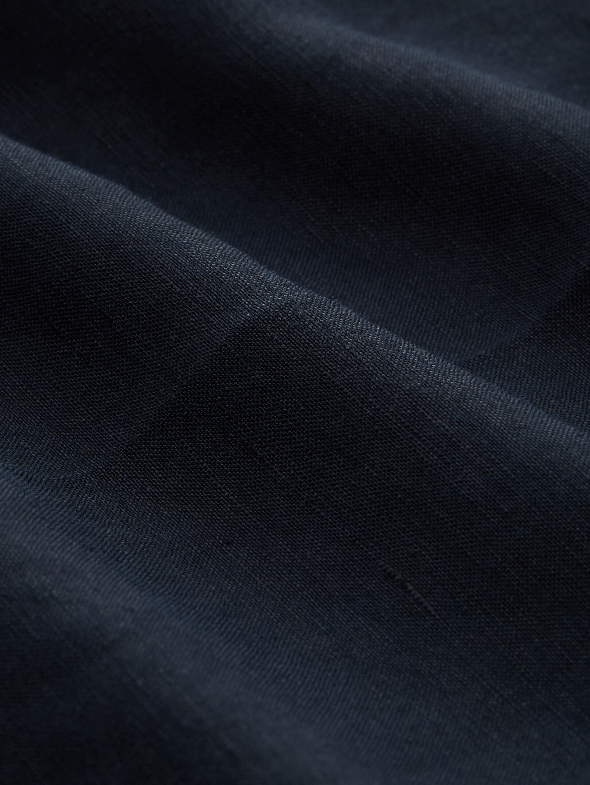 Bermudashort met losse pasvorm en linnen - sky captain blue - Materiaalweergave